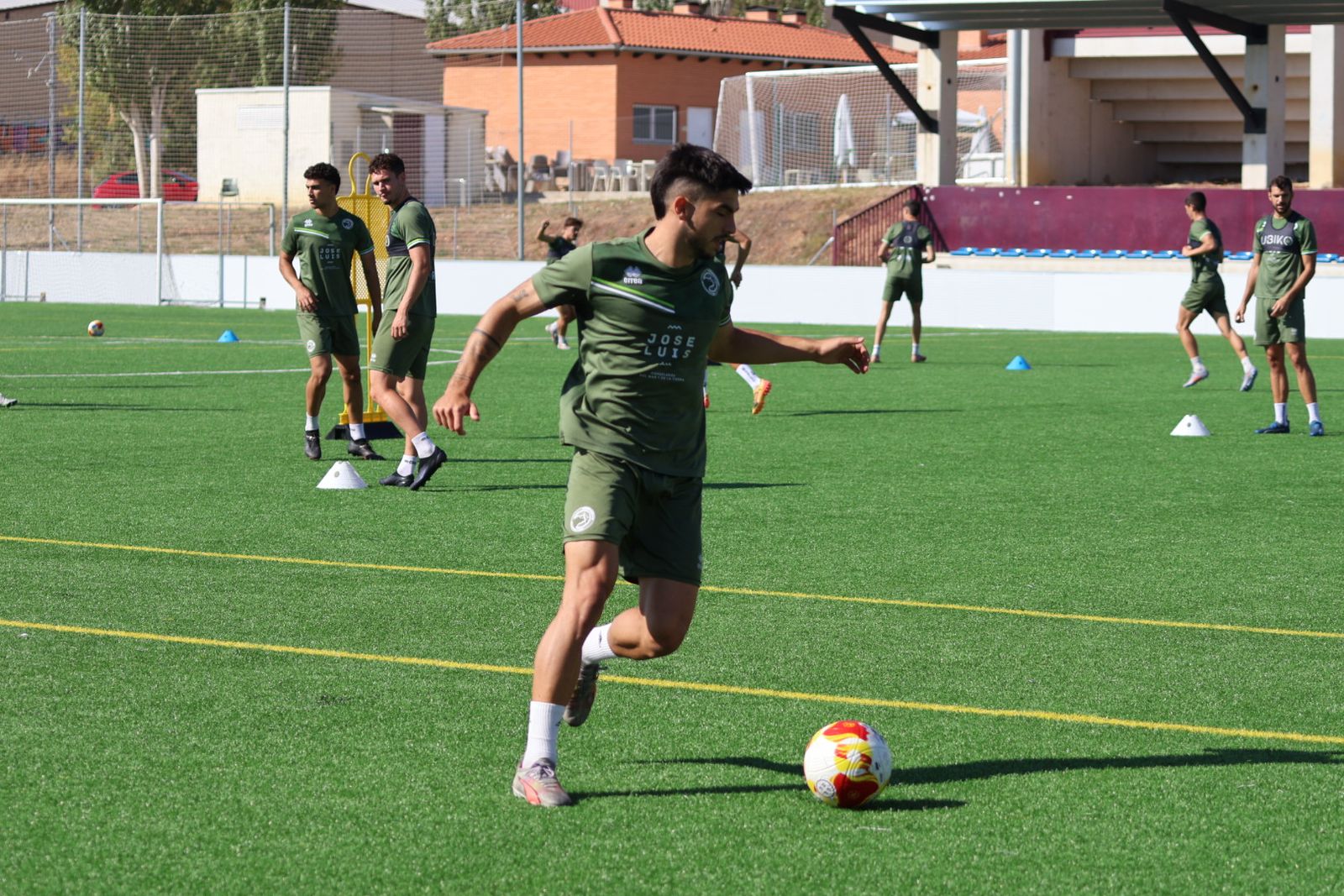 Primer entrenamiento de Mario Simón como entrenador de Unionistas