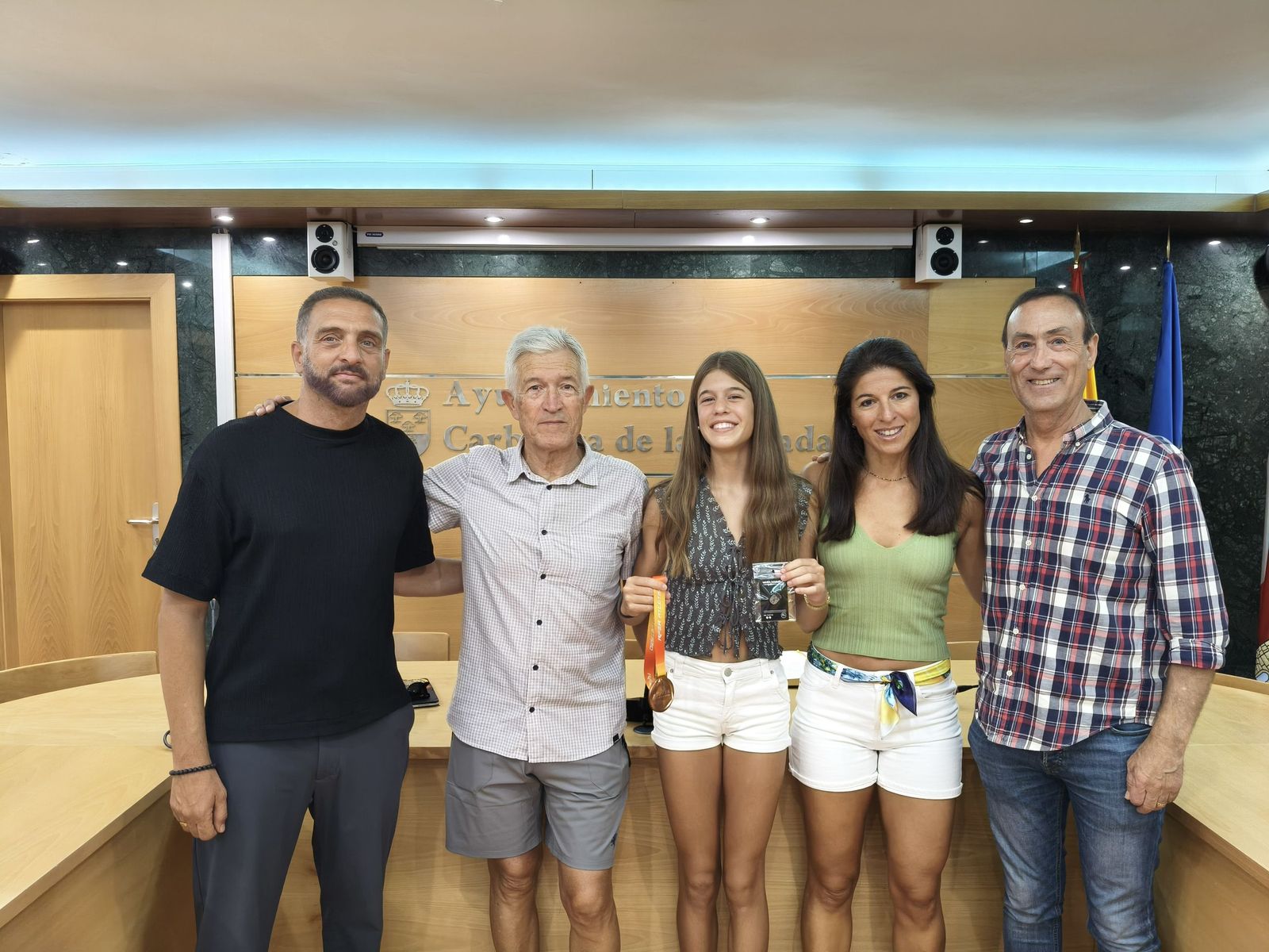 Helena García Quevedo presenta su bronce nacional en Carbajosa de la Sagrada