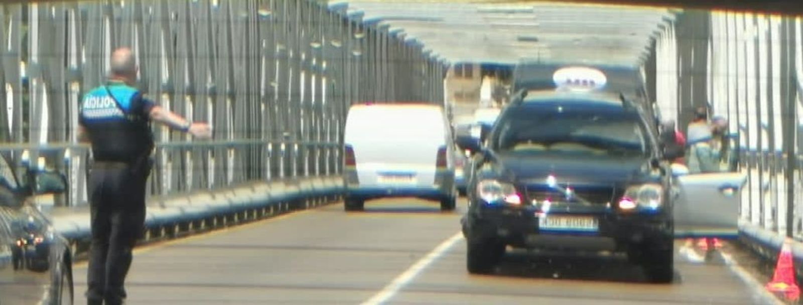 Accidente en el puente de hierro