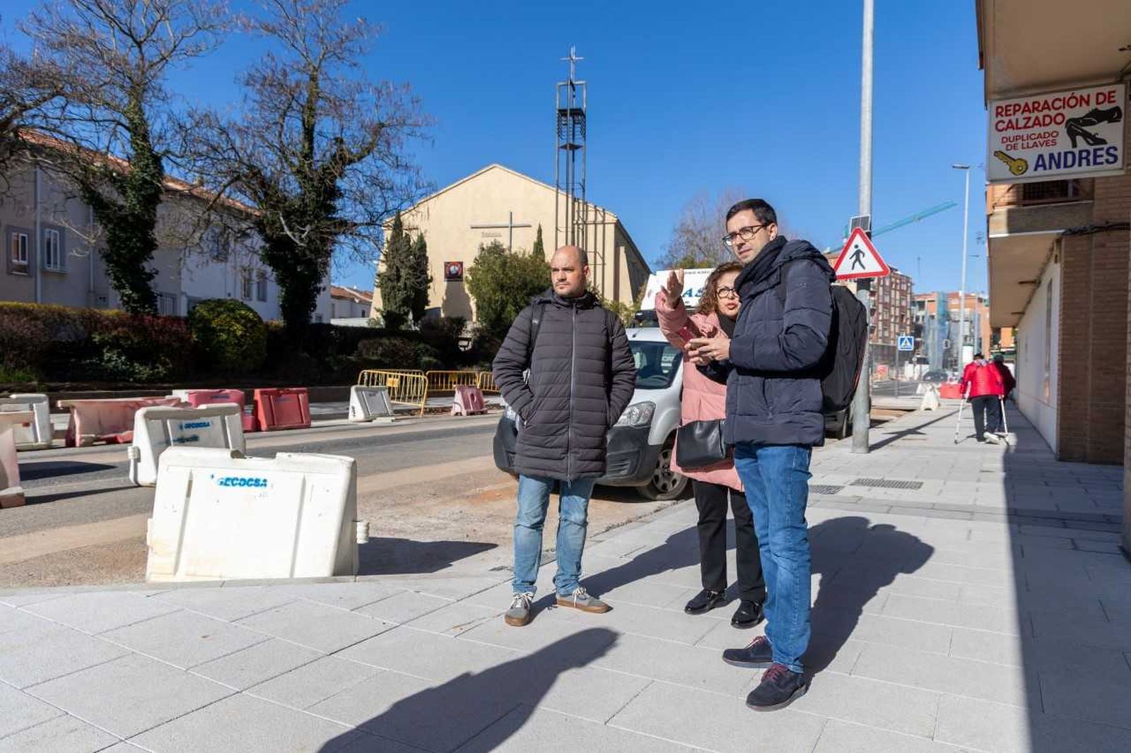 Chema Collados y José Luis Mateos en Pizarrales