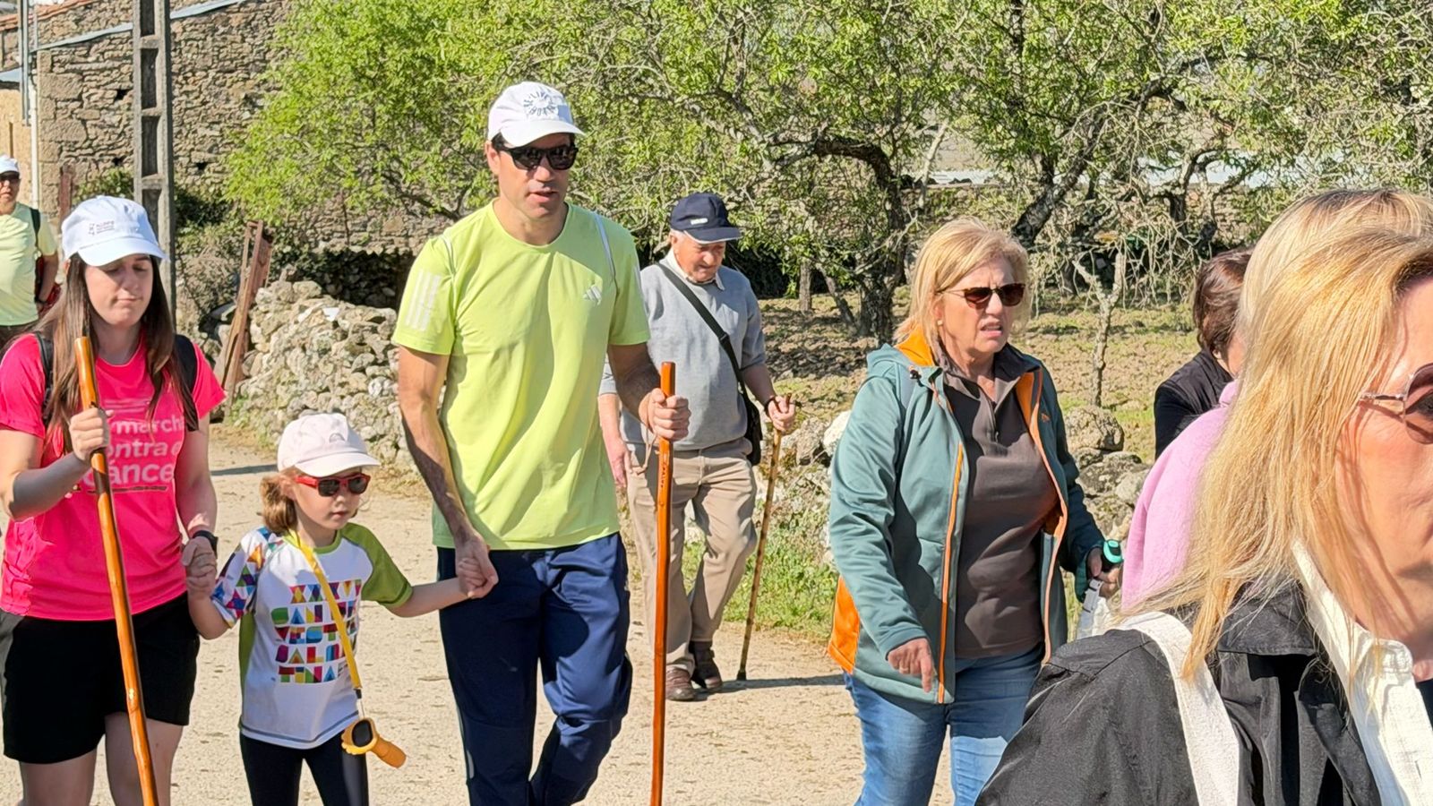Marcha senderiesta mieza