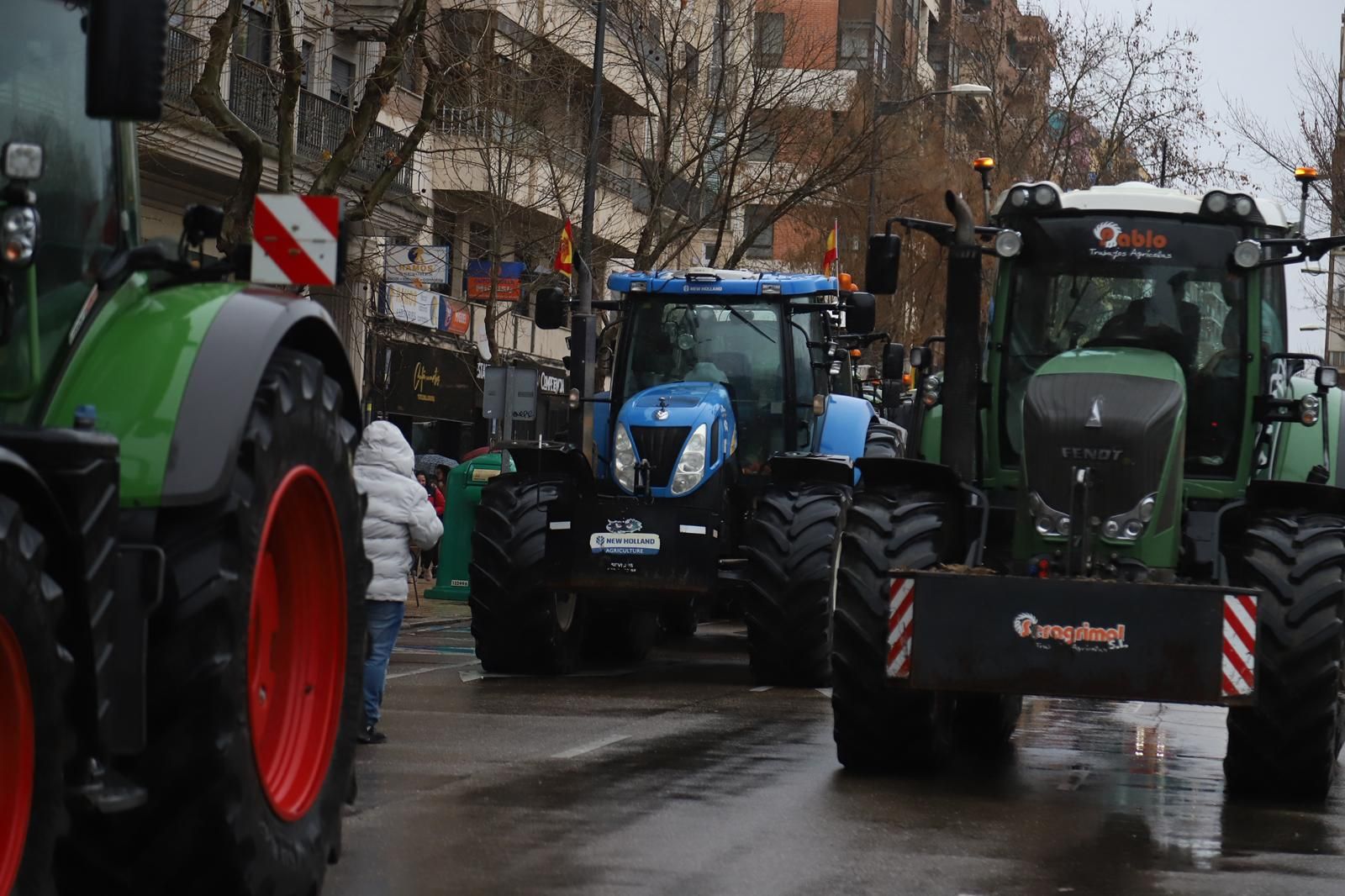 GALERÍA | Protestas en el campo zamorano: tractorada en Zamora este jueves