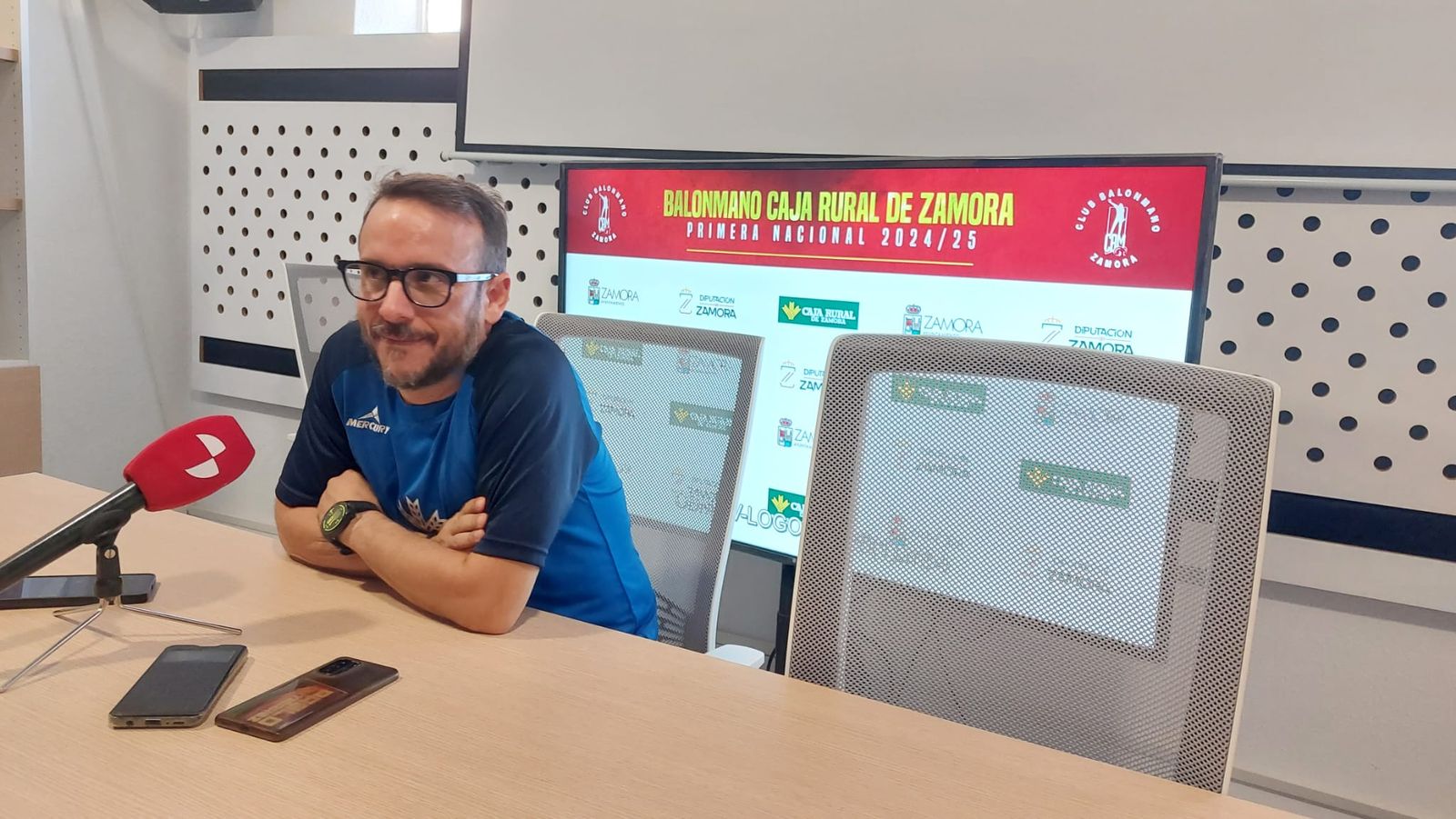 Félix Mojón, en rueda de prensa