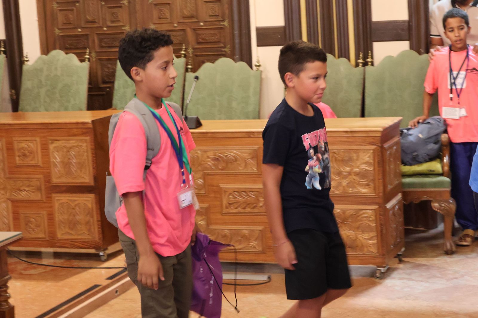 Llegada de los niños Saharauis y encuentro con las familias de acogida