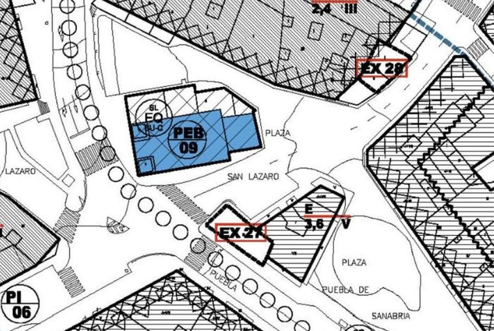 Imagen extraída del proyecto del arquitecto Julio Pérez Domínguez