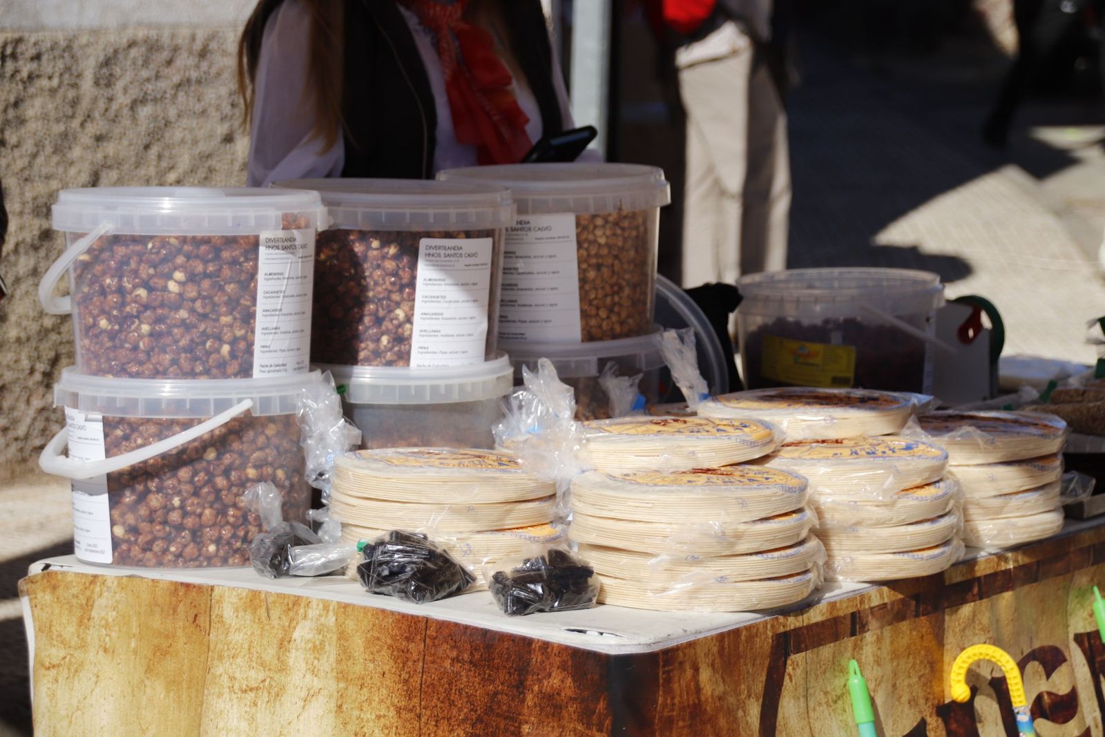 Un puesto en un mercado