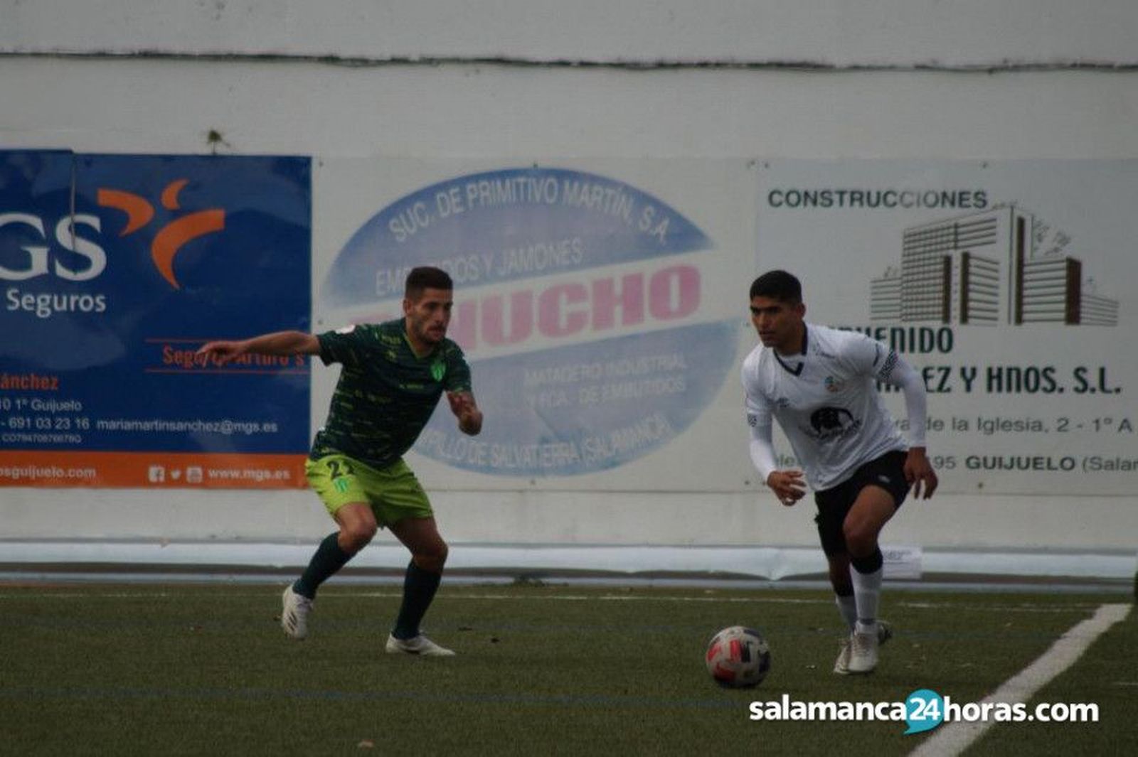 Imagen del partido de ida en el Municipal Luis Ramos.