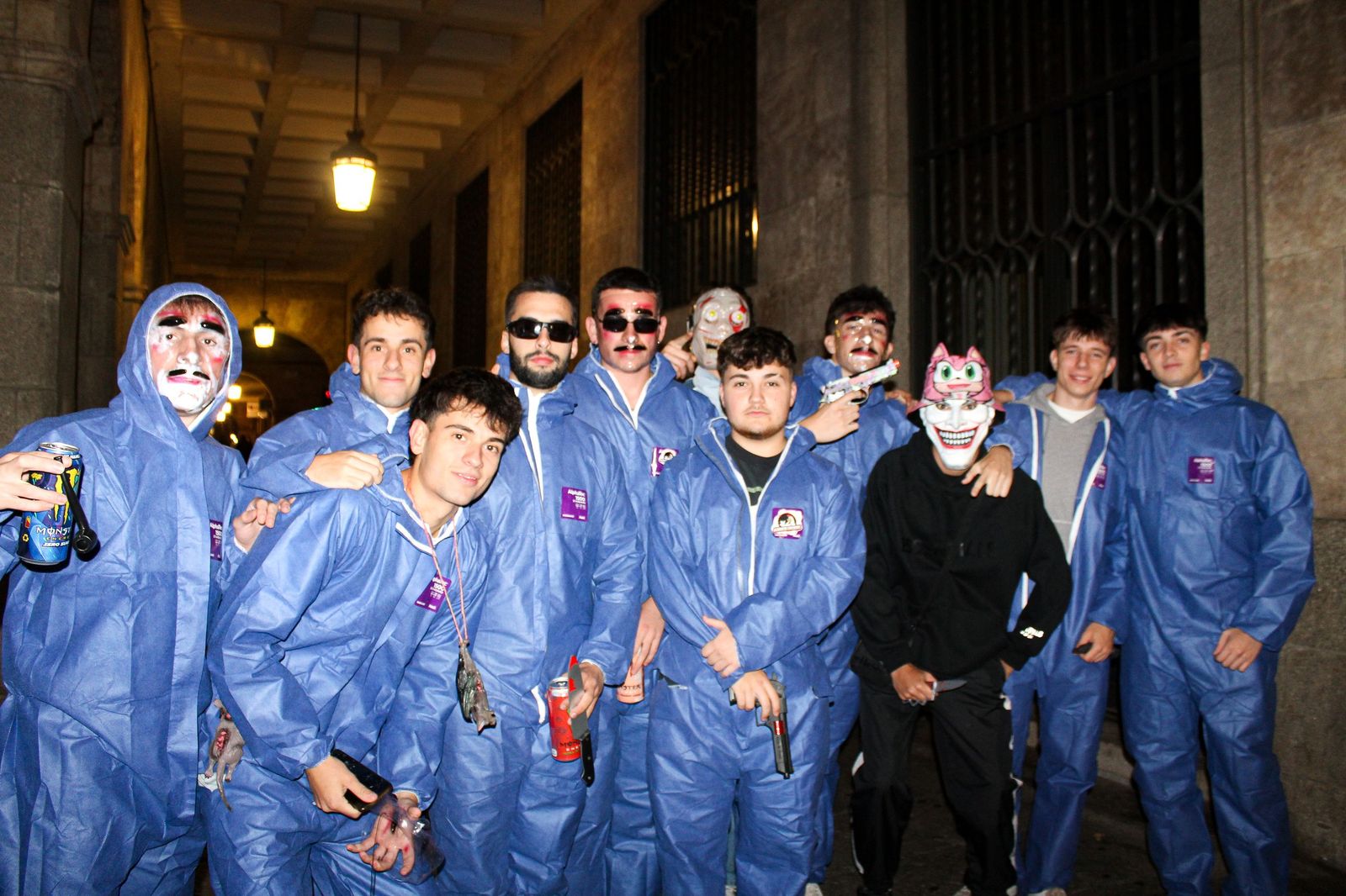 Salamanca de noche, viernes 31 de octubre