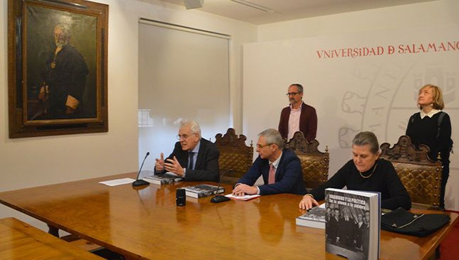 La Universidad de Salamanca presenta la obra “Unamuno y la política. De la pluma a la palabra”
