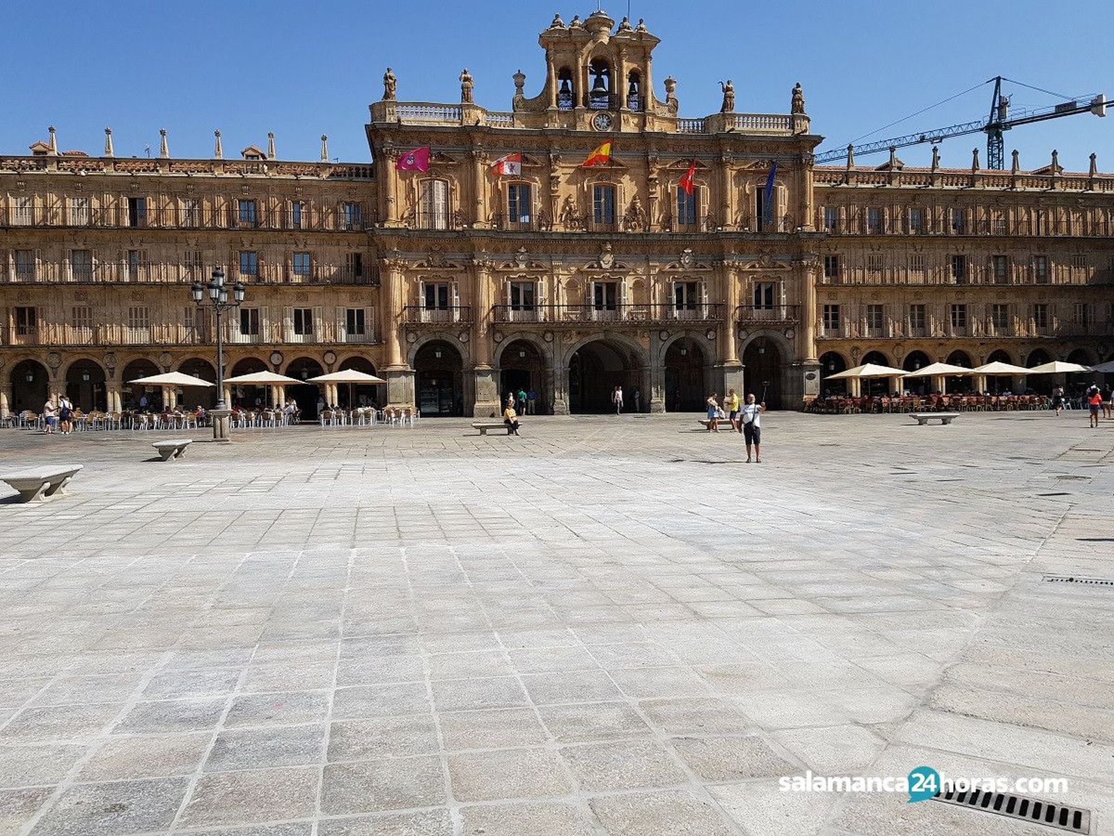Plaza Mayor obras Ayuntamiento