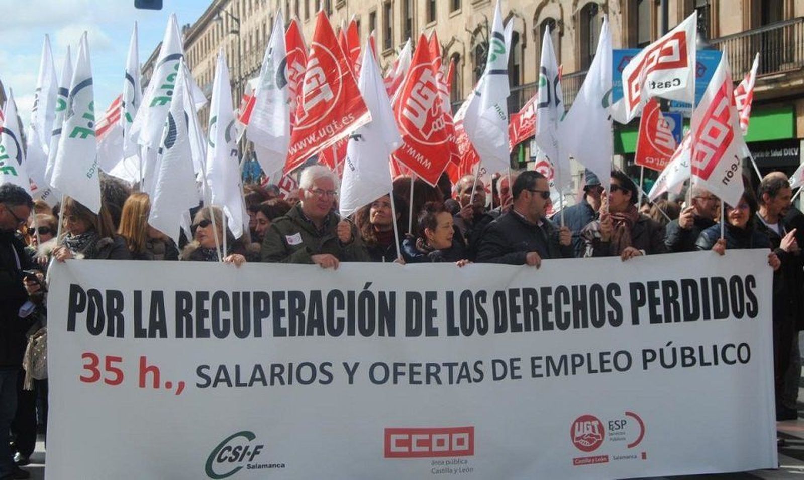 Los funcionarios preparan movilizaciones si el Gobierno no cumple el prometido incremento salarial