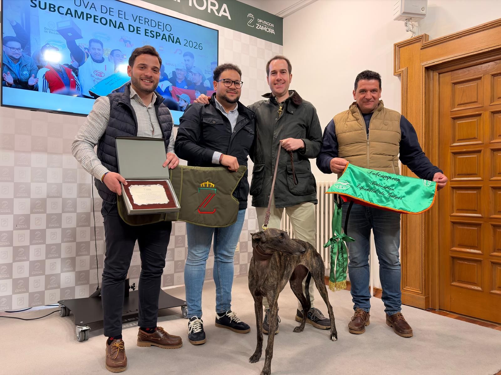 Uva del Verdejo es recibida con honores en la Diputación de Zamora