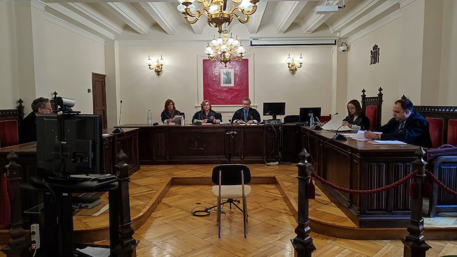 El juicio de estafa en la Audiencia Provincial el pasado 29 de mayo