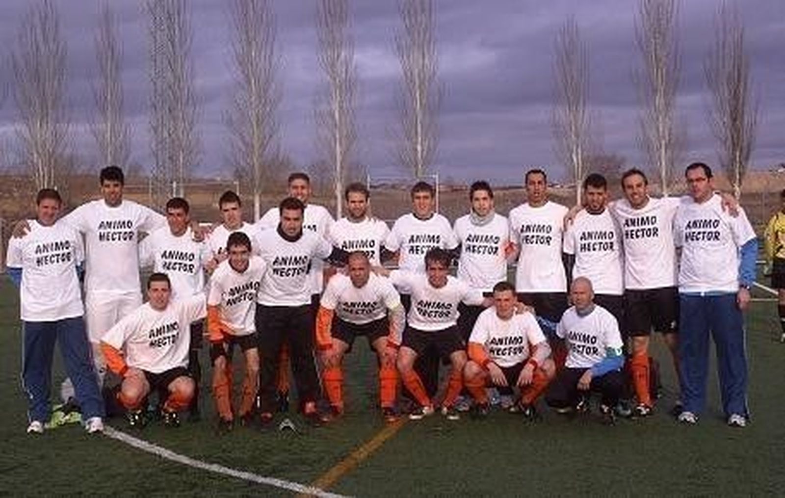 Homenaje al jugador del Carbajosa Héctor