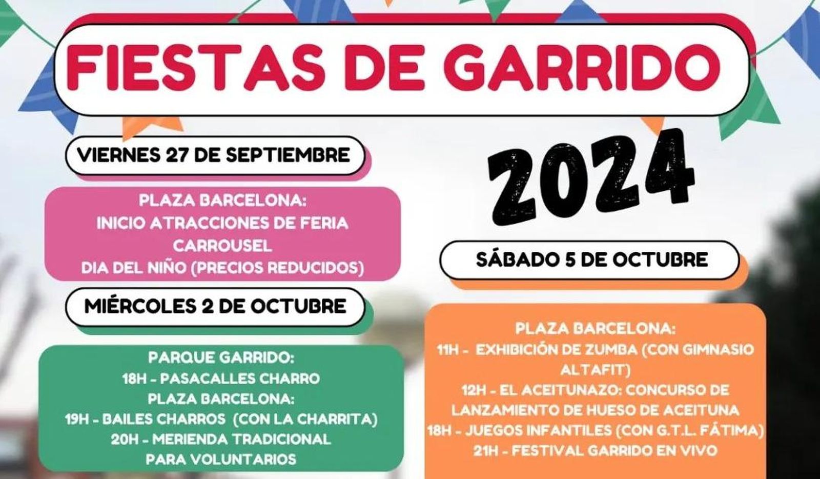 Fiestas del barrio de Garrido Fiestas del barrio de Garrido