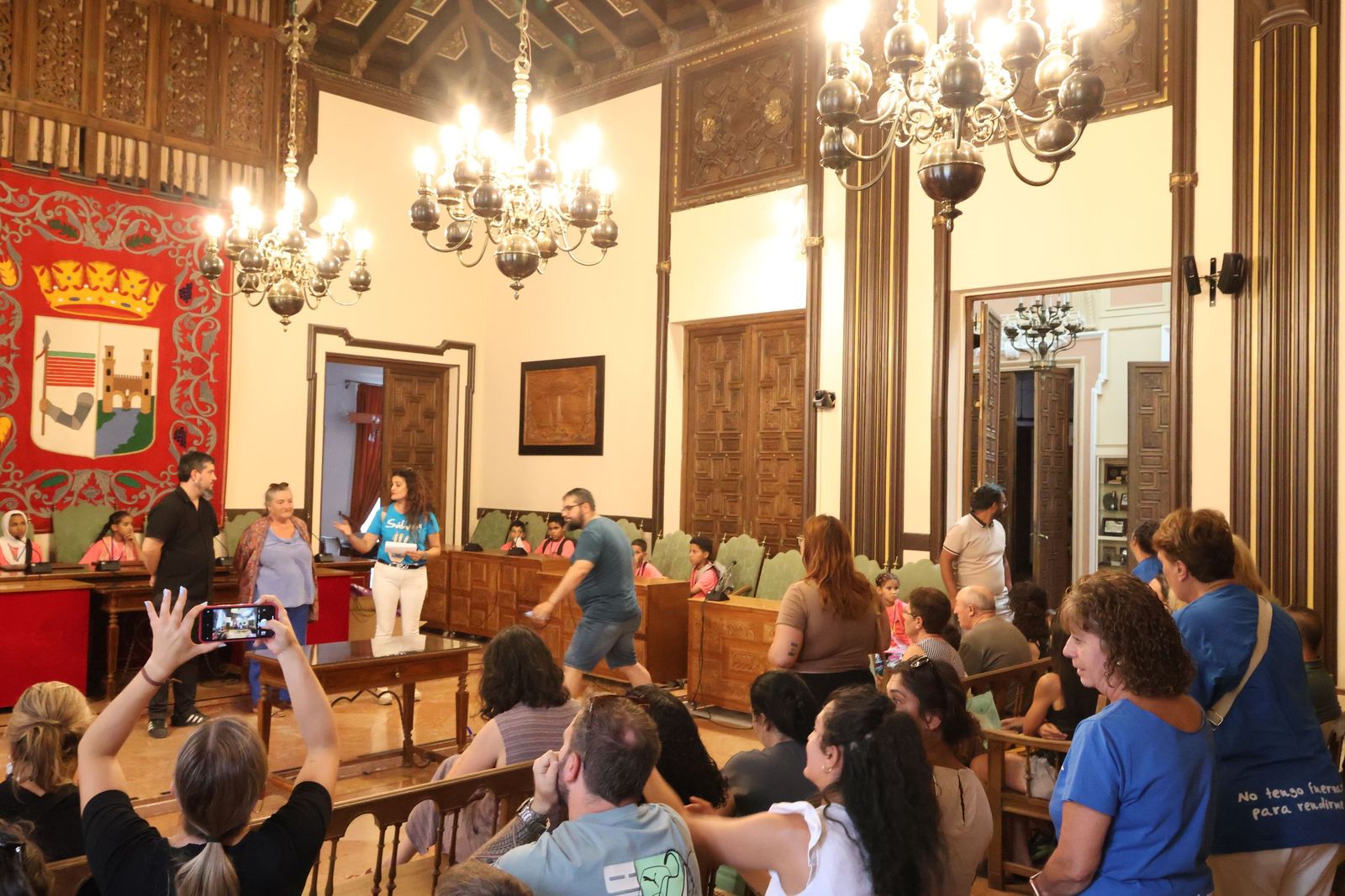 Llegada de los niños Saharauis y encuentro con las familias de acogida