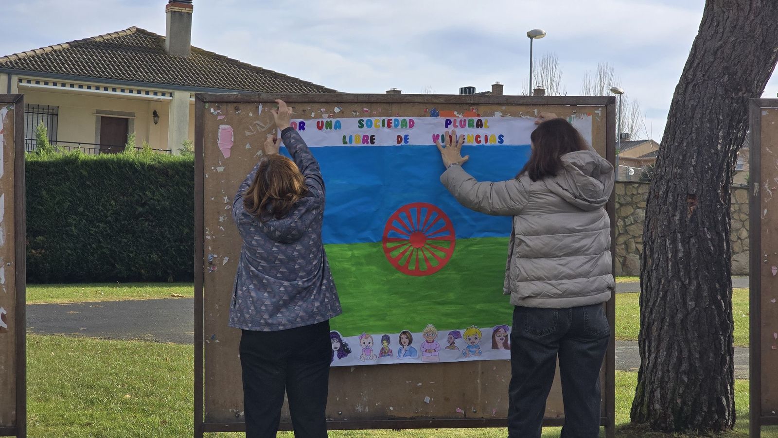 Ofrenda floral y lectura del manifiesto institucional por el Día Contra la Violencia de Género