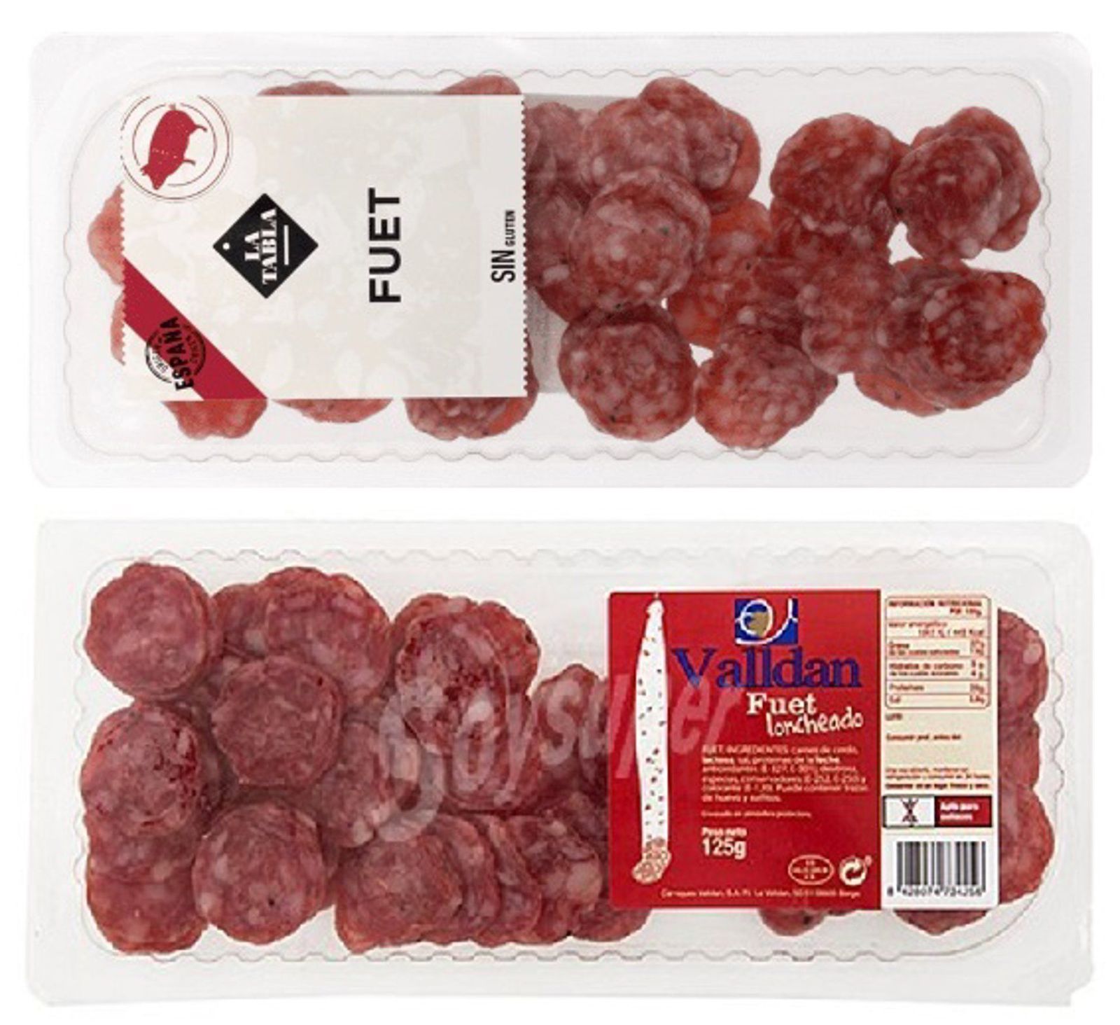 Alertan de la presencia de Salmonella en dos marcas de fuet envasado comercializadas en Castilla y León