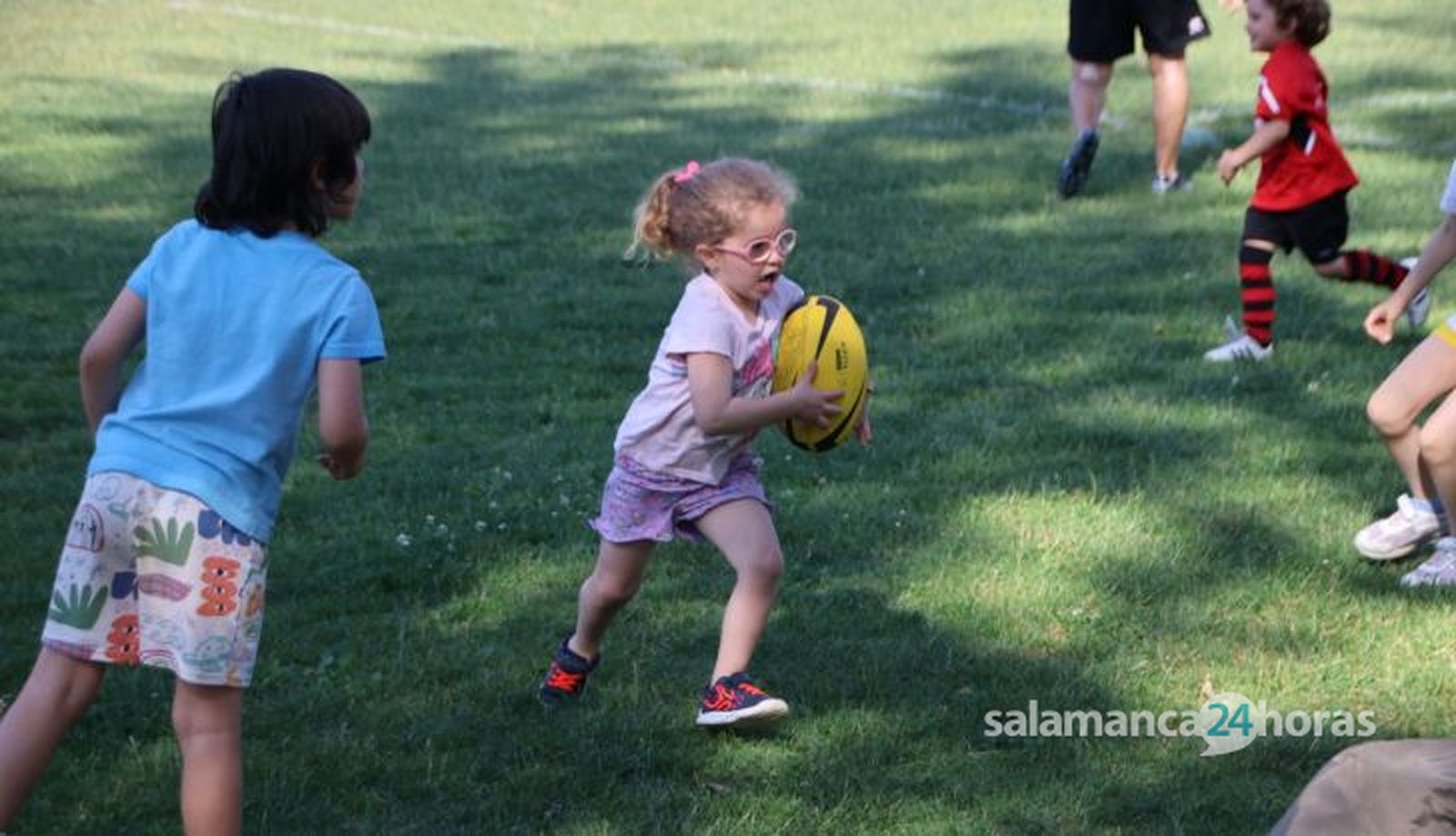 Entrenamiento de puertas abiertas del Salamanca Rugby Club