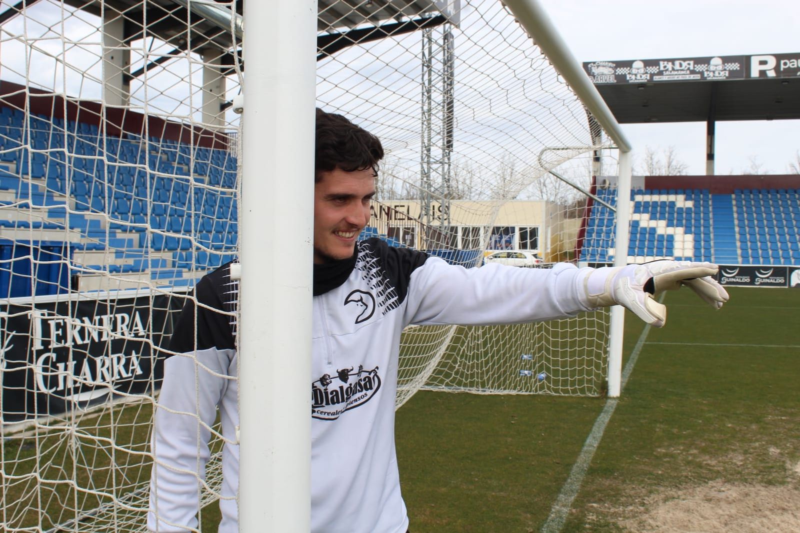 Turi, entrenador de porteros de Unionistas | FOTO CARLOS HERNÁNDEZ