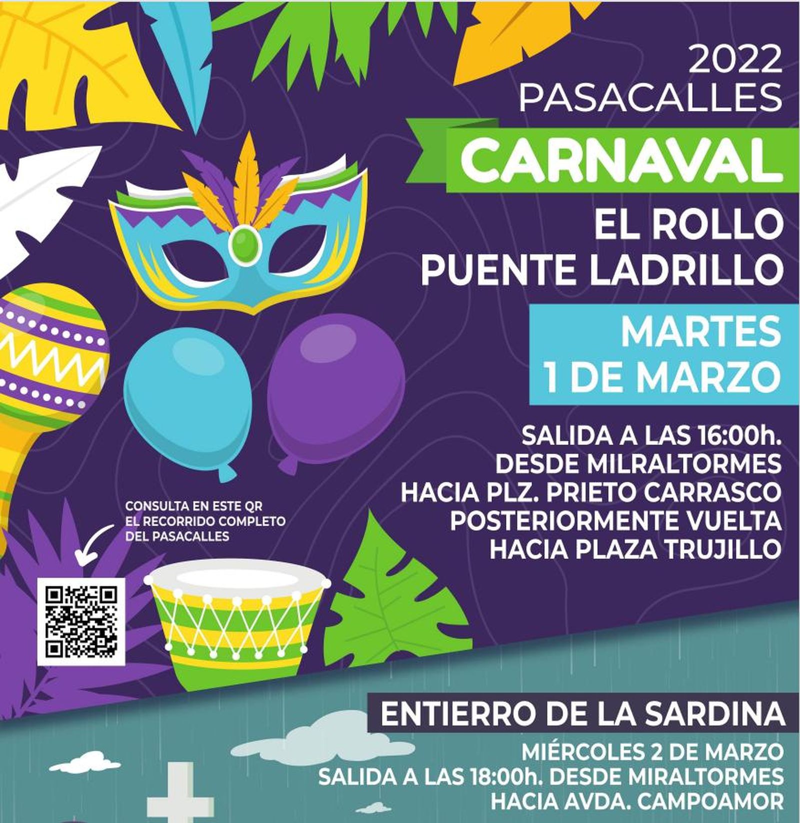 Carnaval barrio El Rollo y Puente Ladrillo