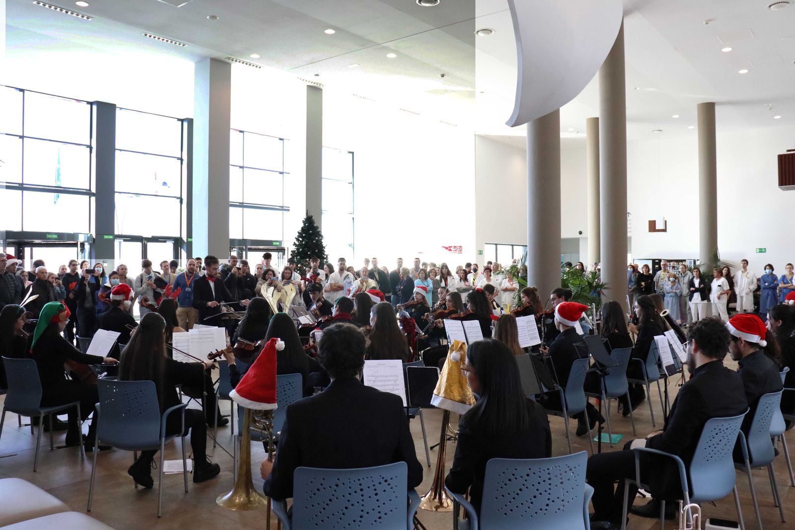 El Hospital Universitario de Salamanca acoge su tradicional concierto navideño