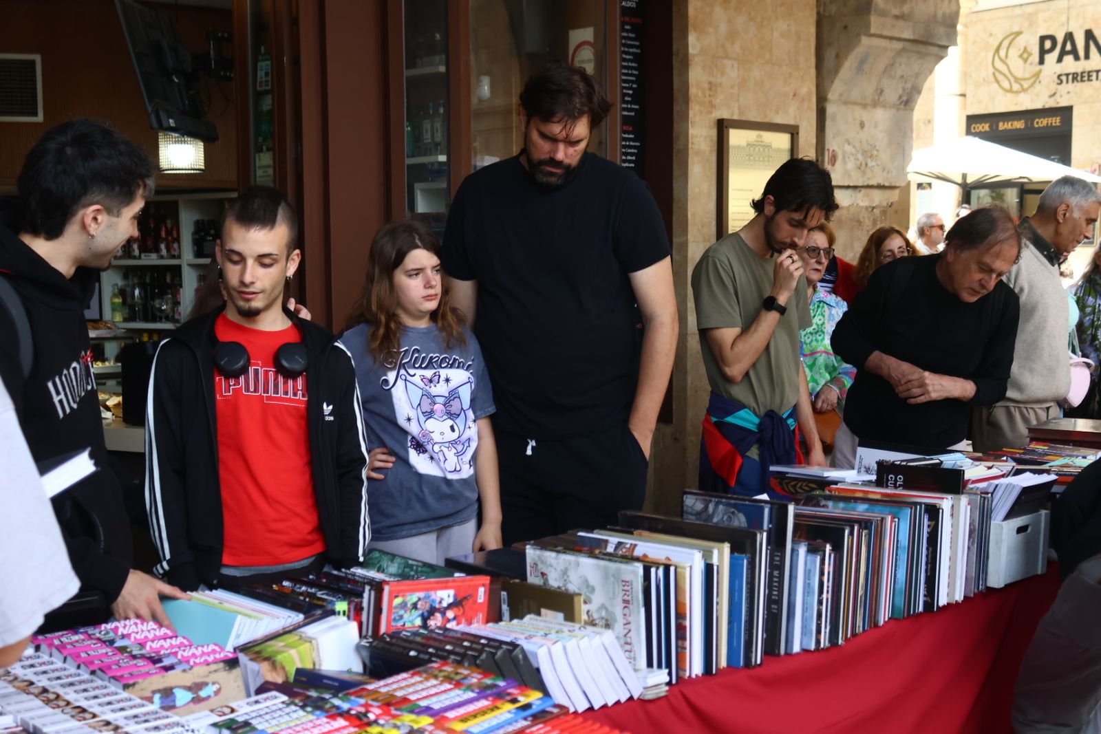 Día del Libro en la Plaza Mayor de Salamanca