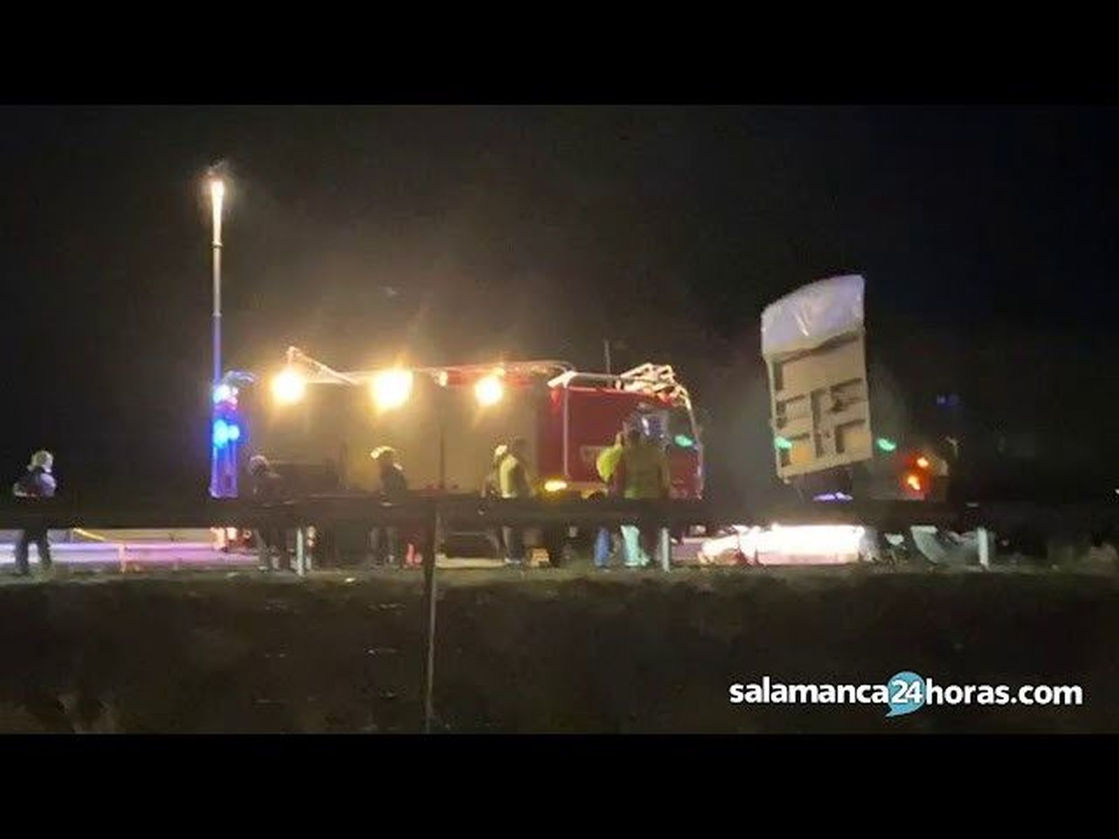 Accidente A62 calzada