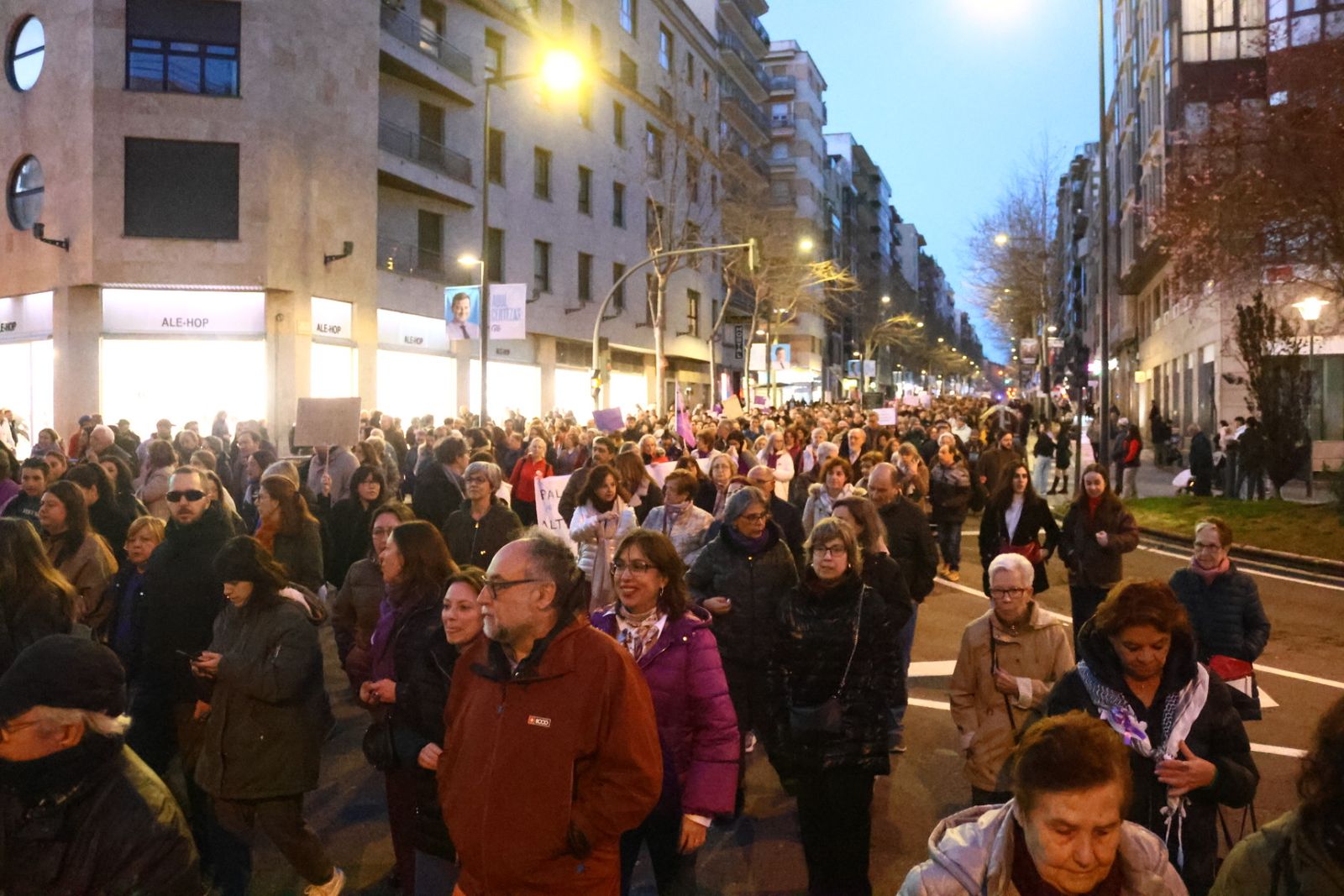 Manifestación por el 8M en Salamanca