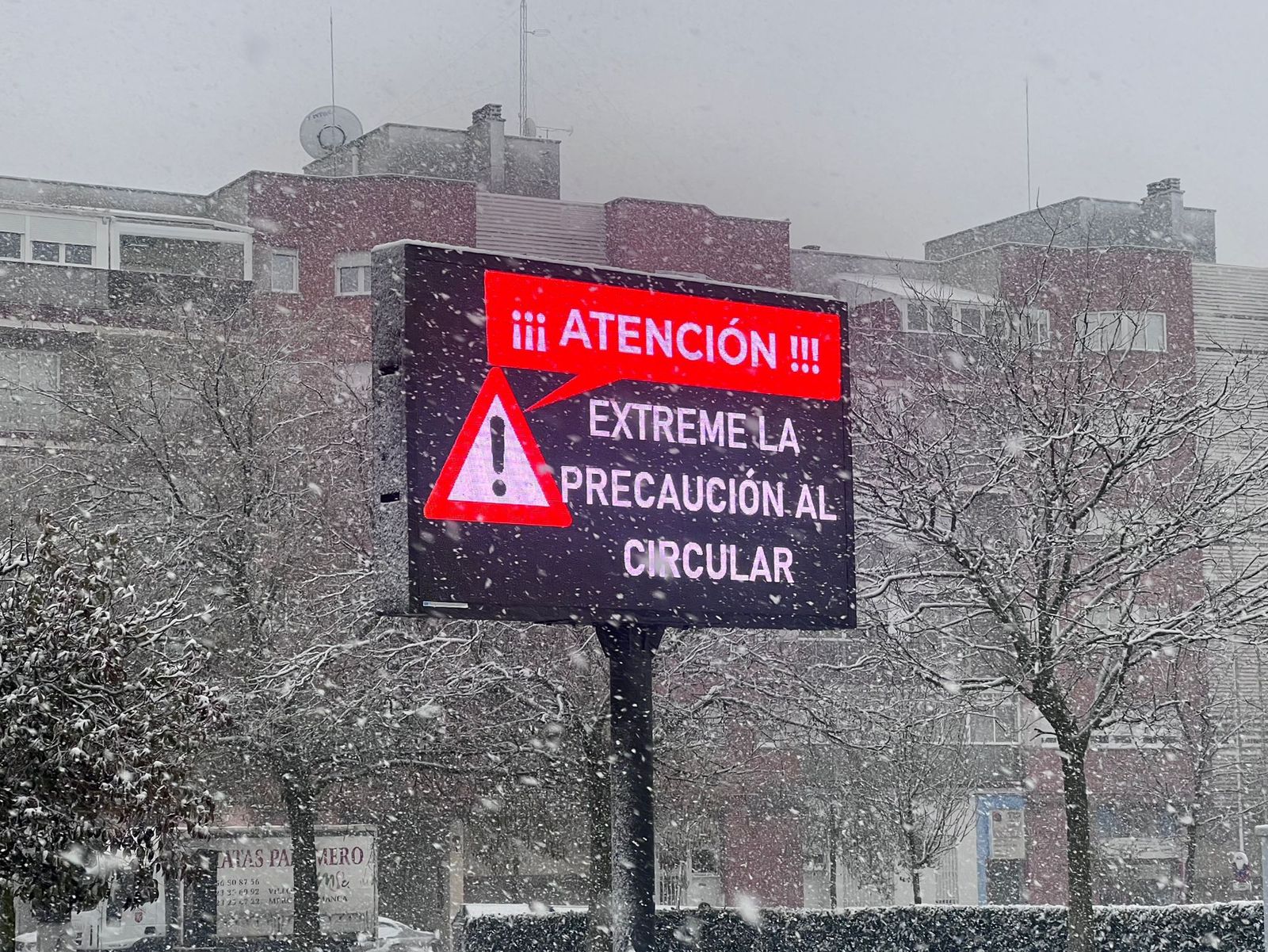 La nieve anega carreteras y tiñe de blanco Salamanca capital y provincia: imágenes de la nevada de este 28 de enero