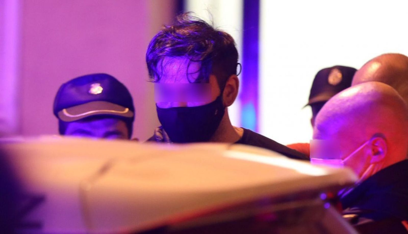 Detención del presunto autor. Foto: Salamanca24horas