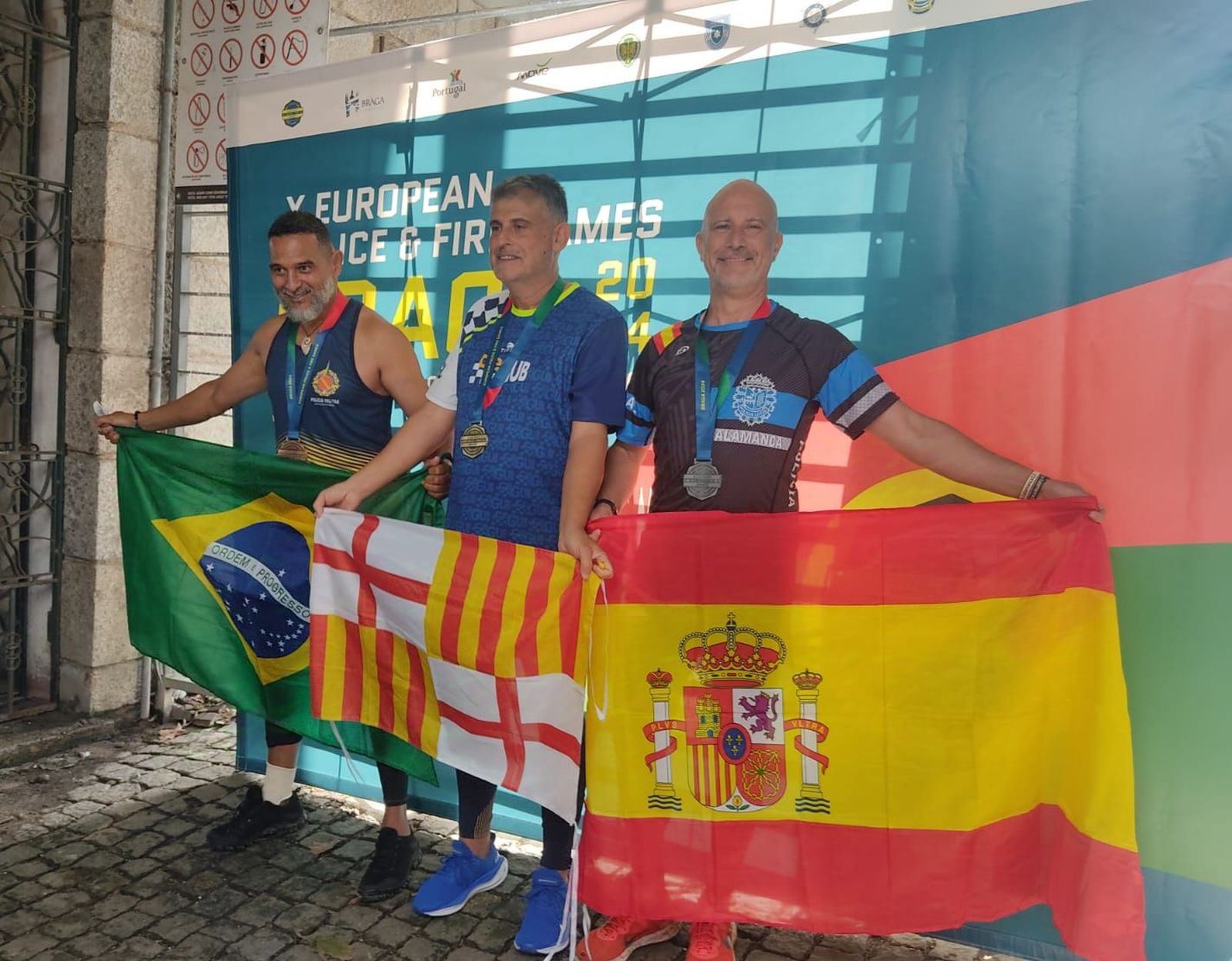 La Policía Local de Salamanca consigue sus primeras medallas en los X  Juegos Europeos de Policía y Bomberos