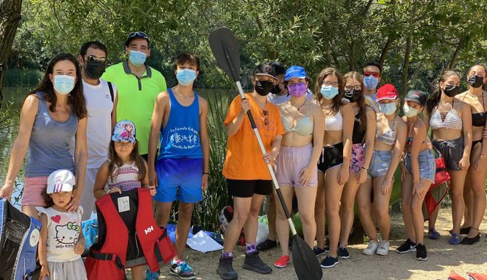 piraguas en Villamayor 