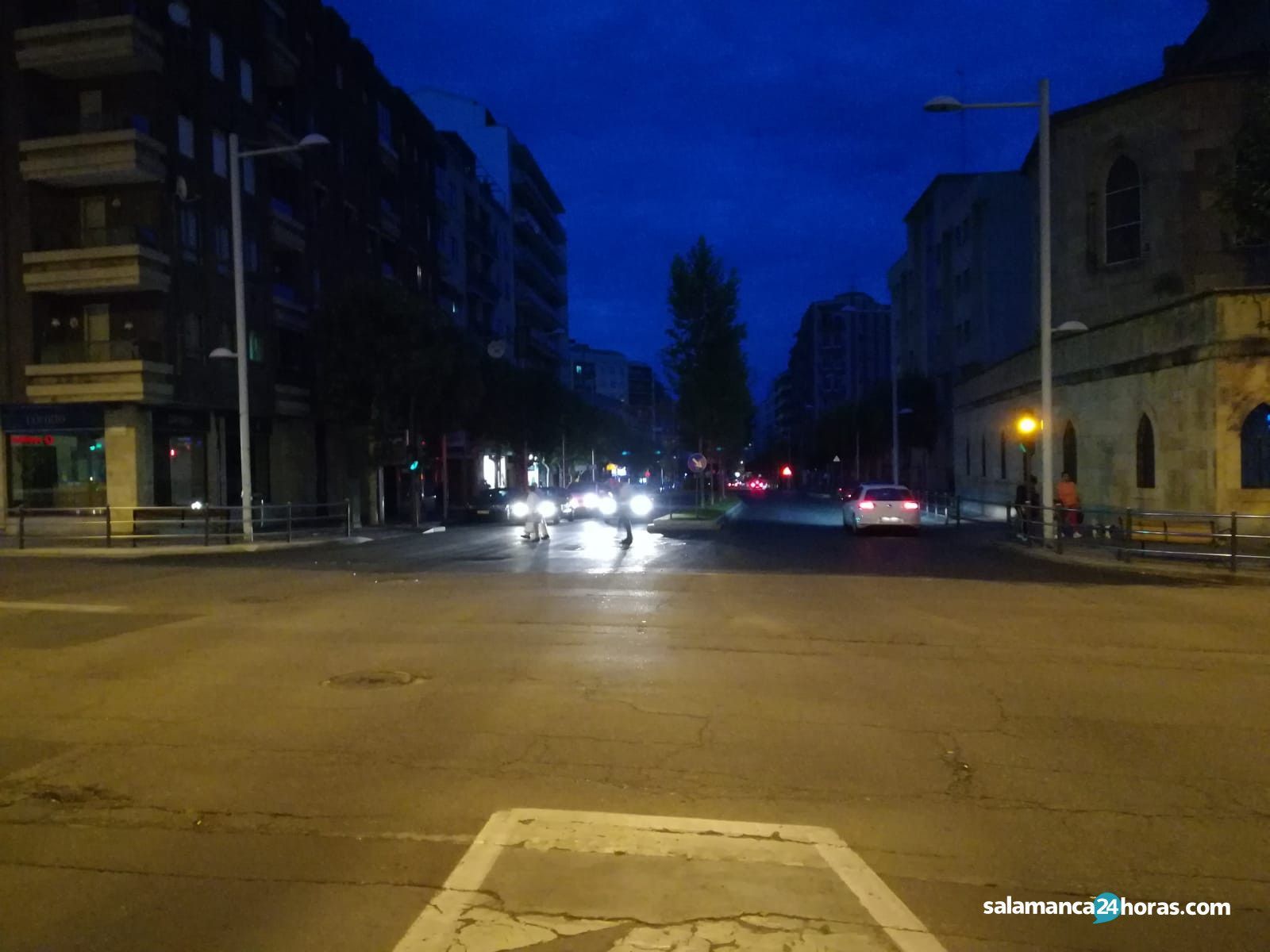 Apagón en Garrido en una imagen de archivo