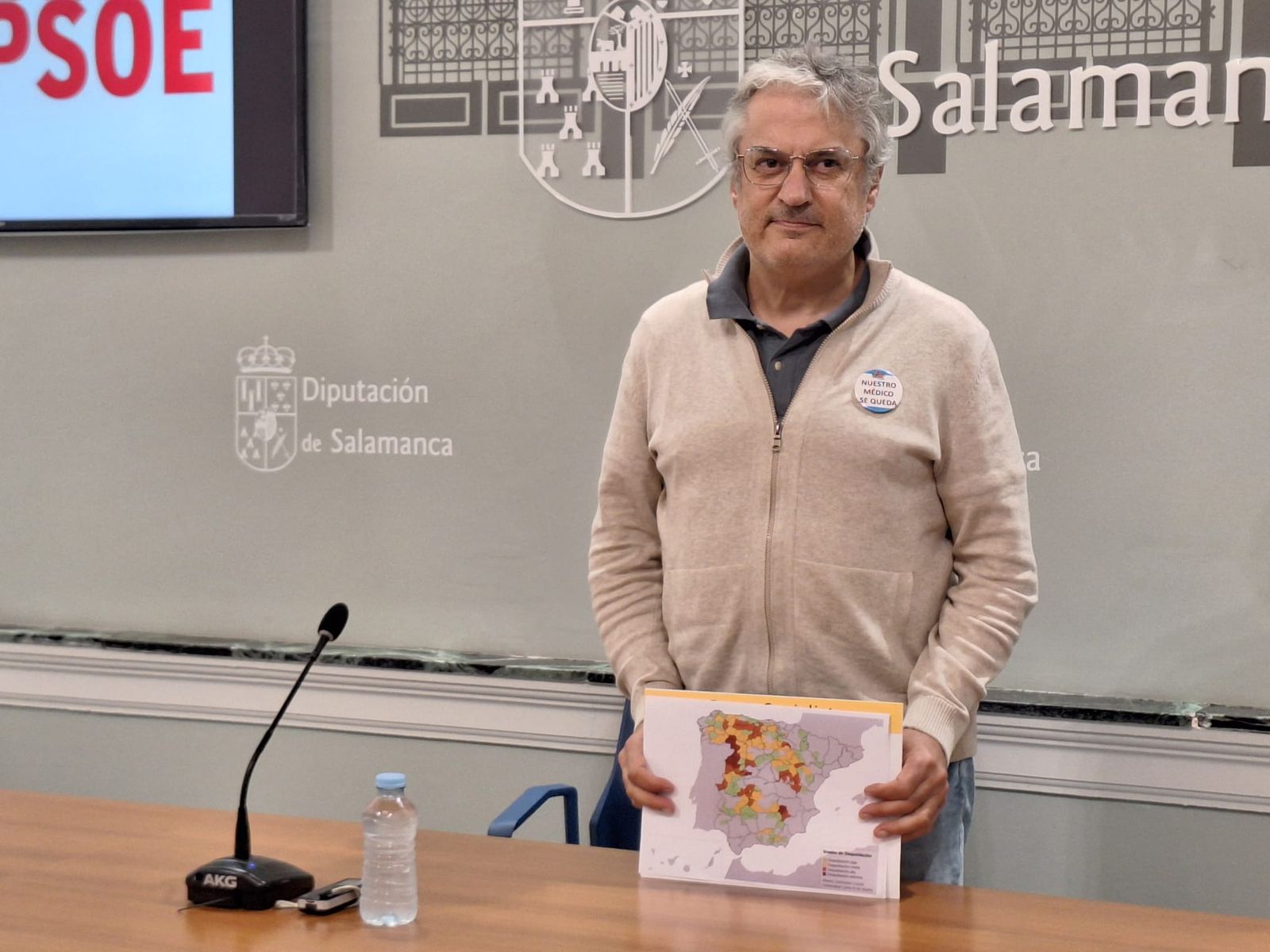 Fernando Rubio, portavoz del PSOE en la Diputación de Salamanca