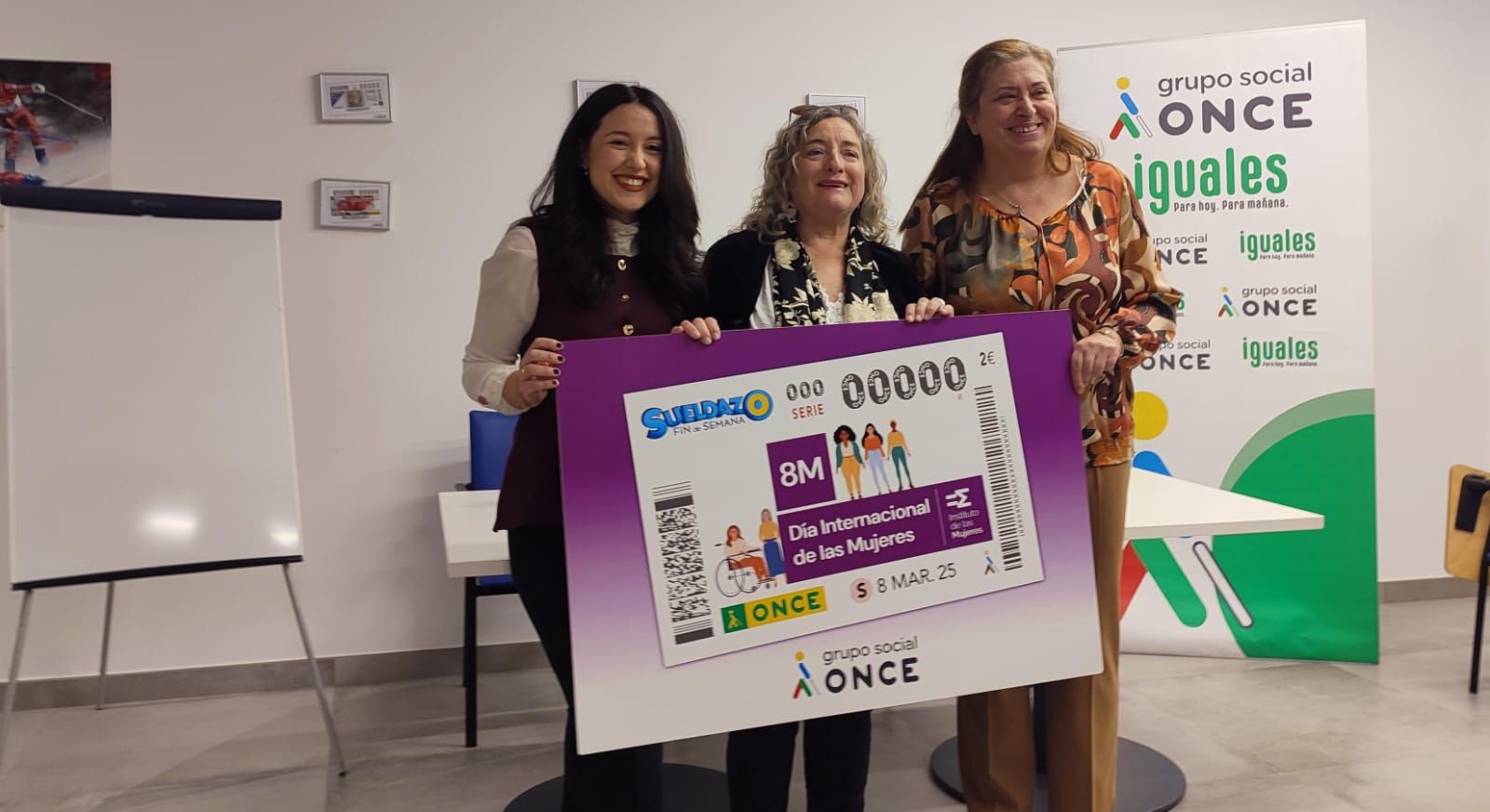 La ONCE presenta un cupón muy especial dedicado a las mujeres para el 8M