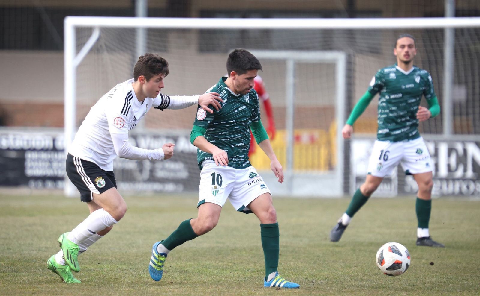 Cristóbal, ante el Burgos Promesas FOTO CD GUIJUELO