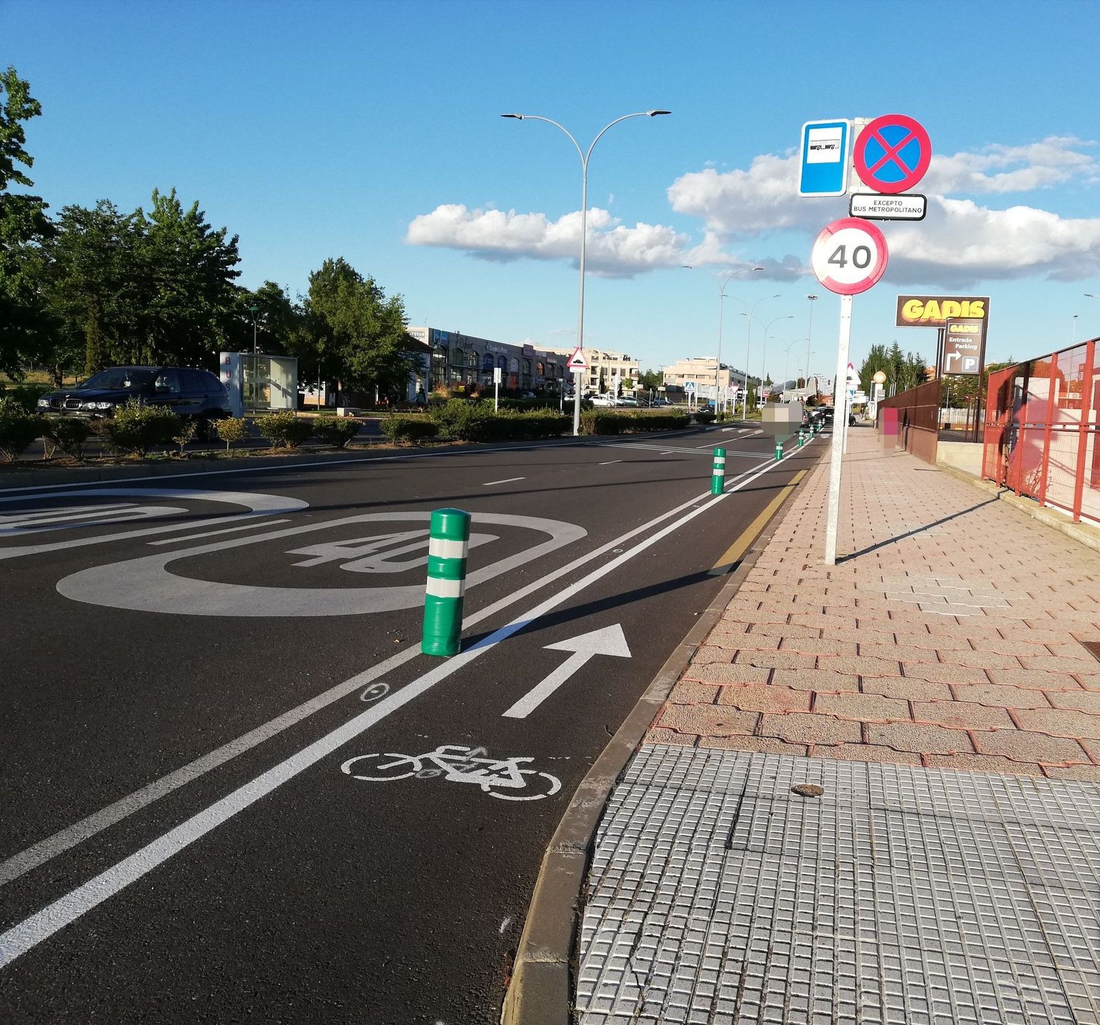 Parada BUS carril bici 2