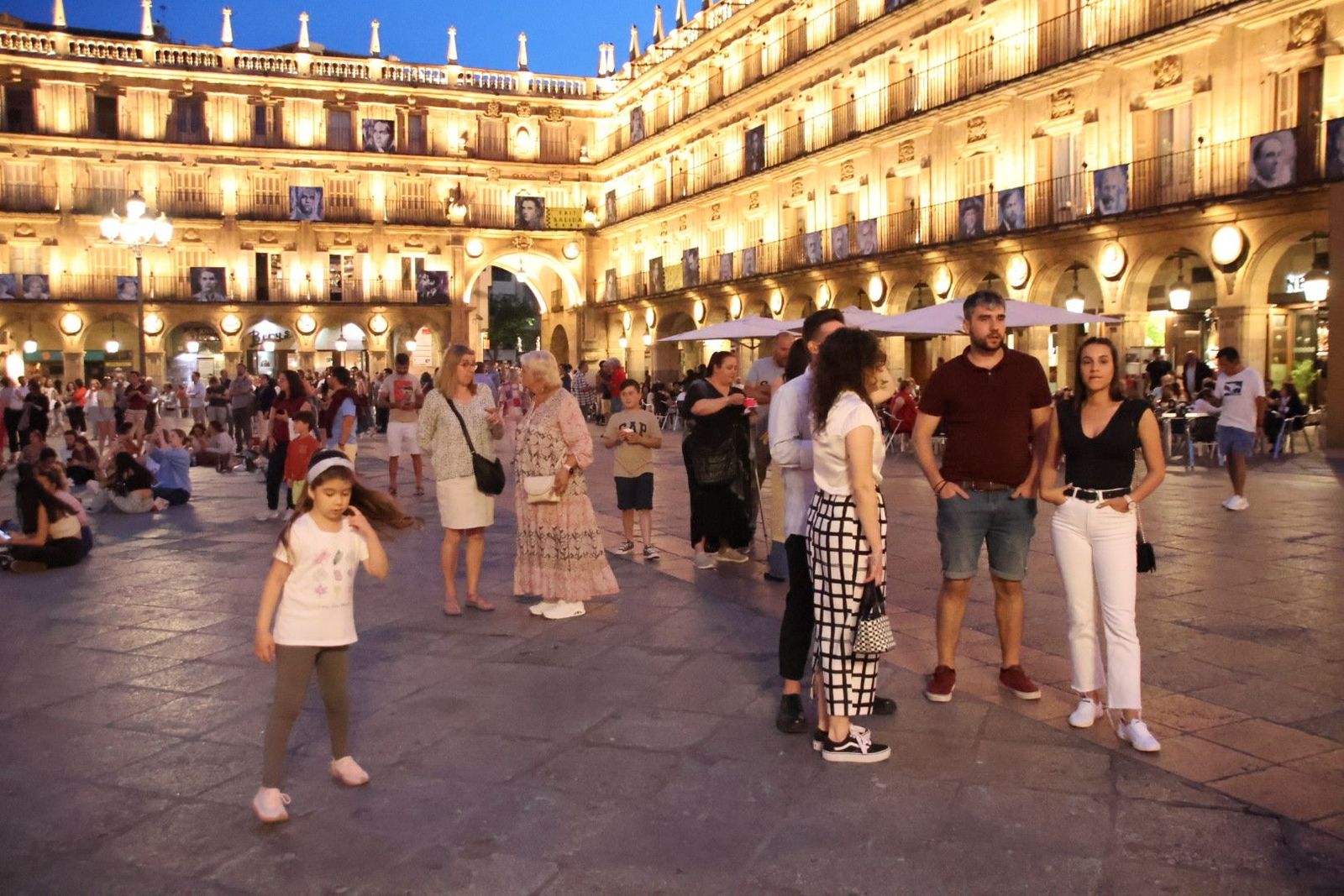 Videomapping clausura en Plaza Mayor