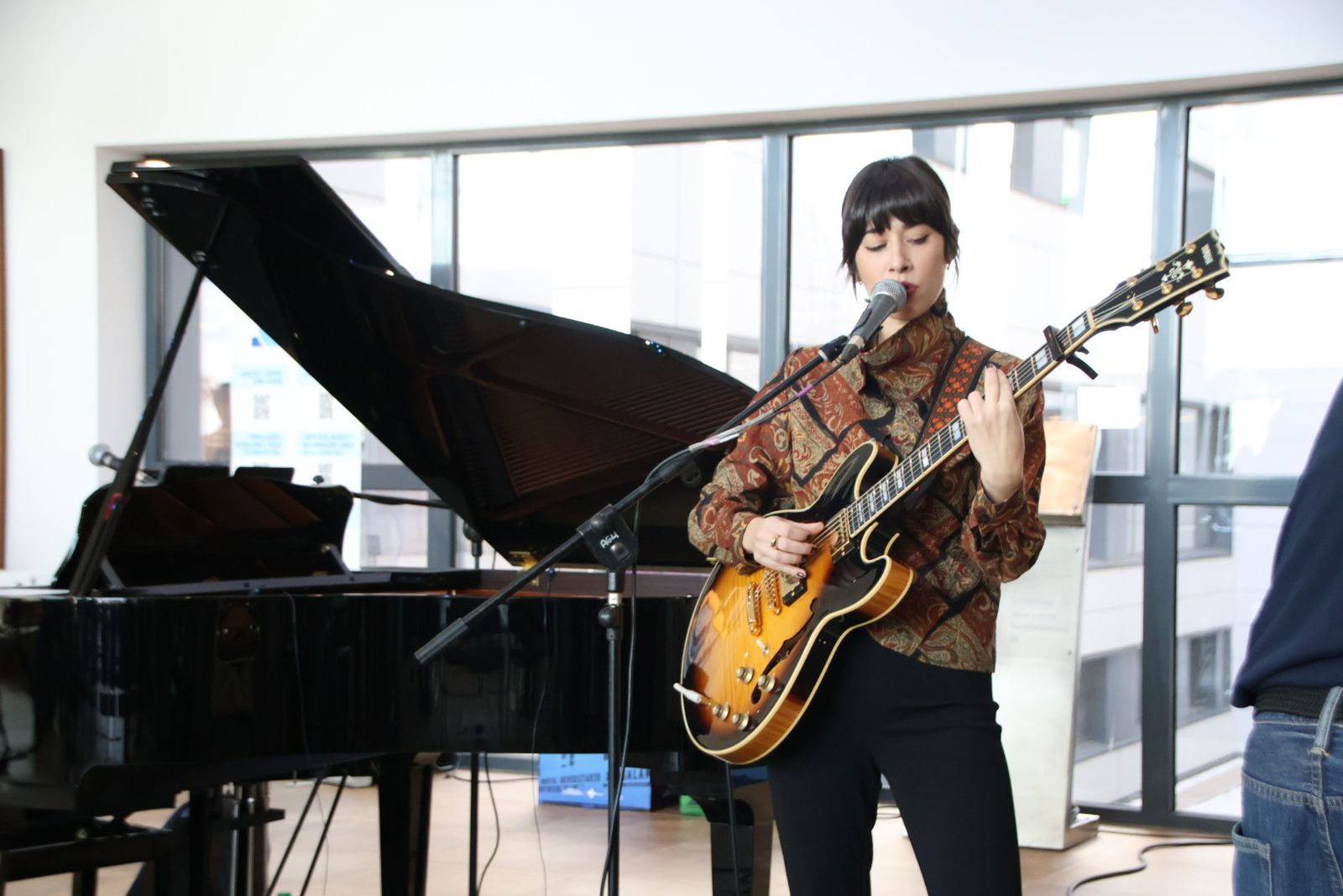Concierto en el hall principal del Hospital de Salamanca, enmarcado dentro de los actos del 50 Aniversario del Hospital Clínico Universitario de Salamanca