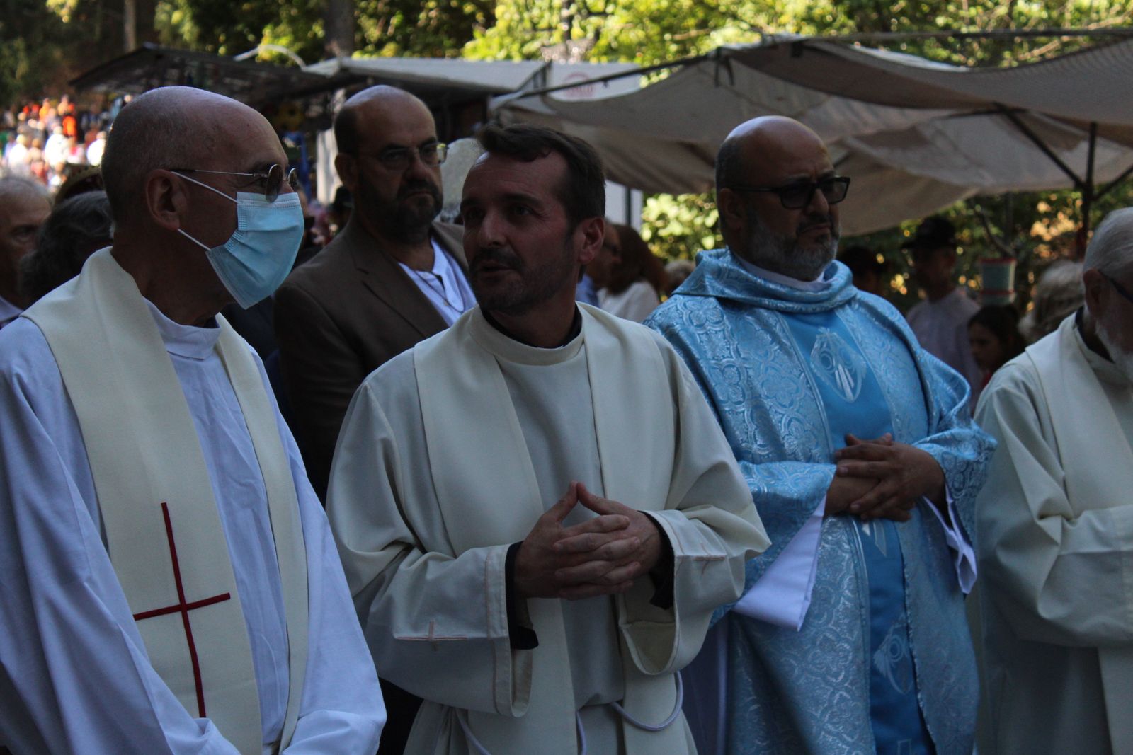 Béjar, misa y procesión en el santuario de Nuestra Señora del Castañar