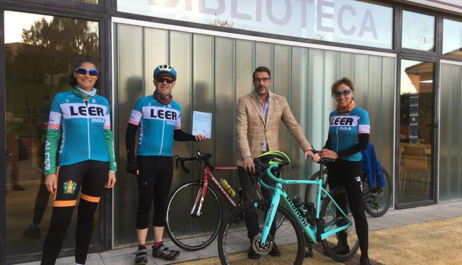 Ruta en bici a Zamora. Biblioteca de Villamayor