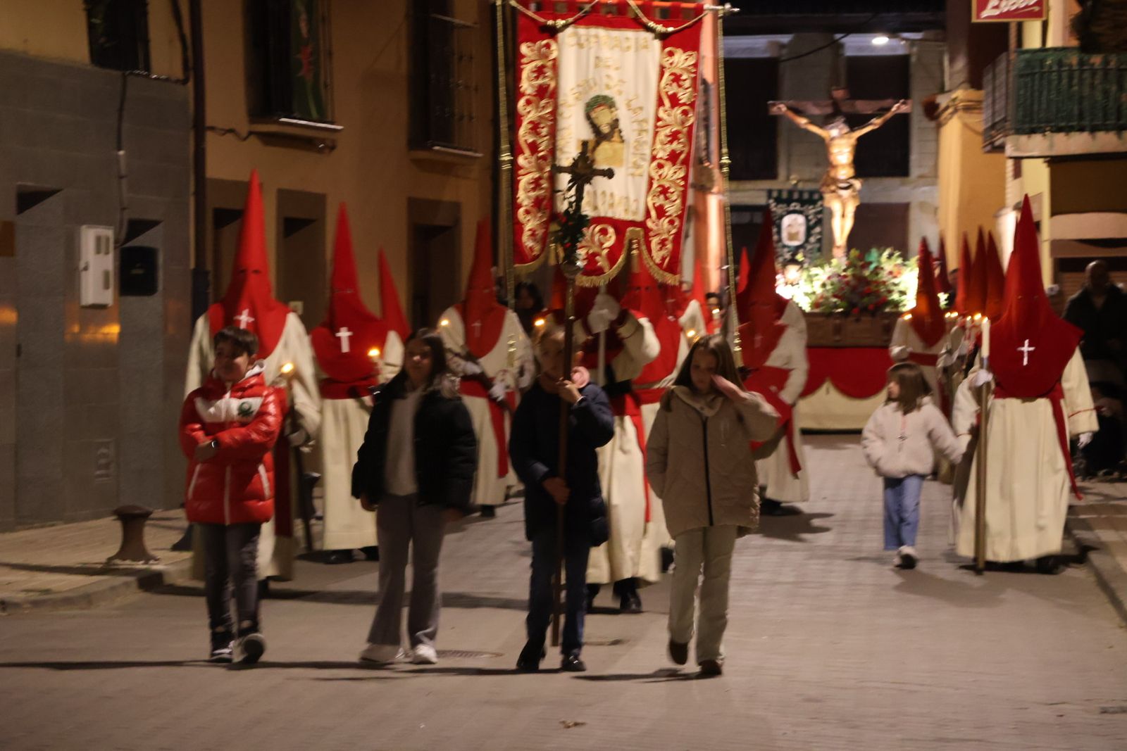 Revive en imágenes la procesión del Silencio en Villalpando