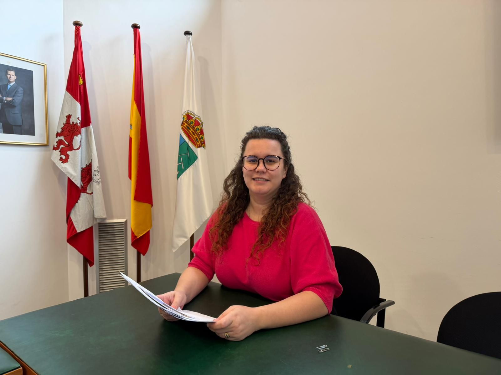 La concejala de Festejos de Villamayor, Lucía Guinaldo