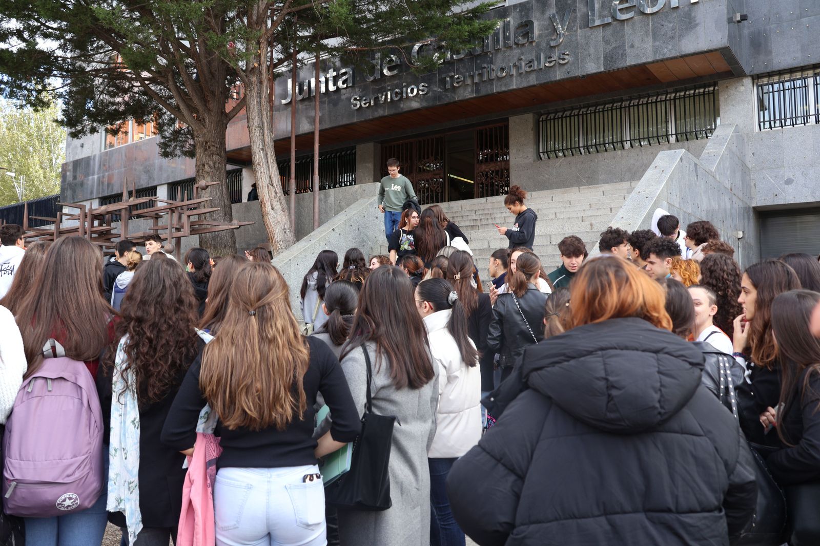 Huelga de estudiantes zamoranos para exigir el modelo de examen de la nueva Prueba de Acceso a la Universidad (PAU)