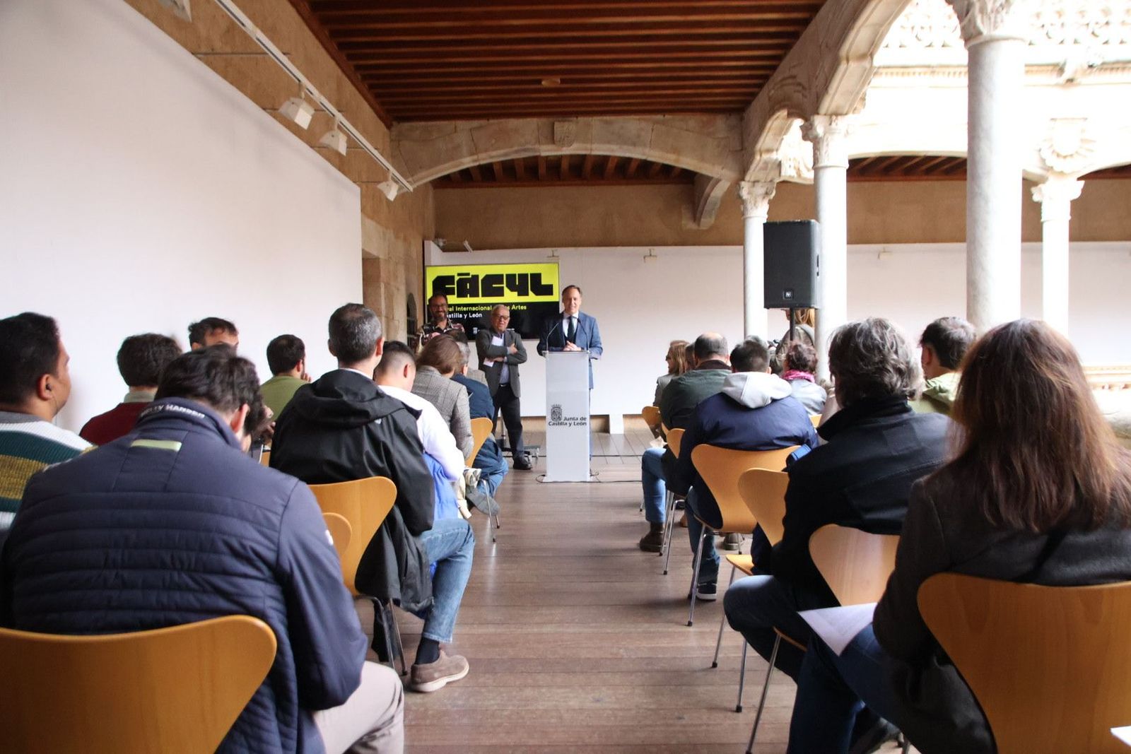 El consejero de Cultura, Turismo y Deporte, Gonzalo Santonja, presenta el Festival Internacional de las Artes de Castilla y León, FACYL 2025