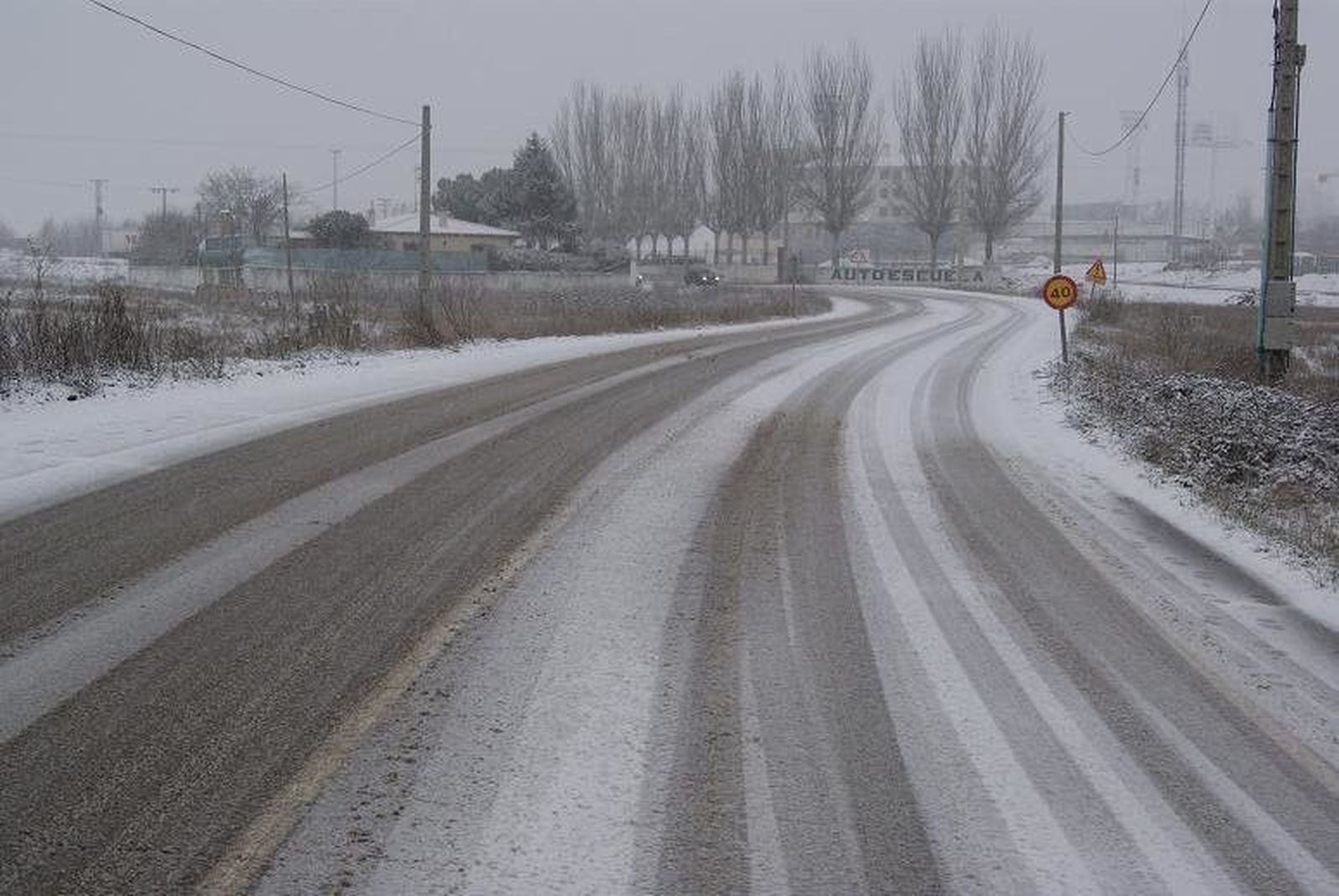 Protección Civil avisa de nevadas este fin de semana por encima de mil metros. Foto de archivo