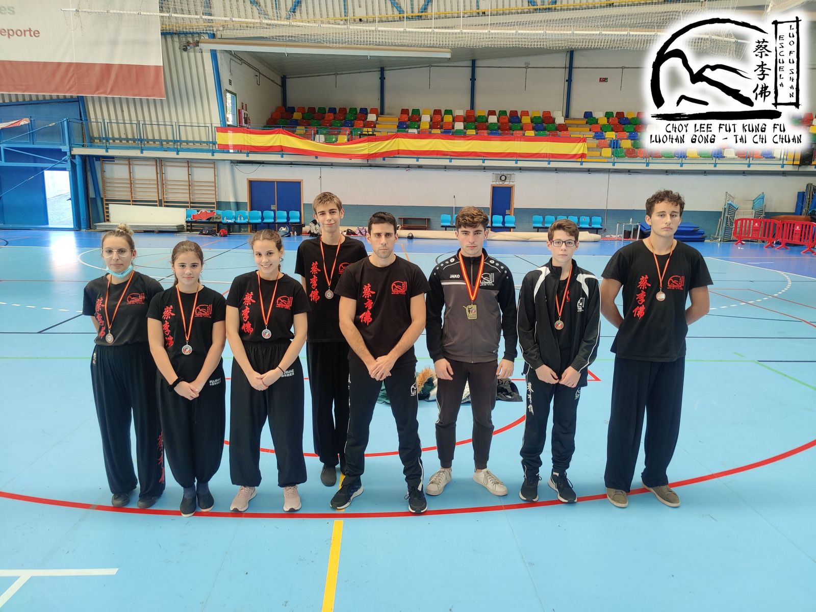 Deportistas de la Escuela Luo Fu Shan