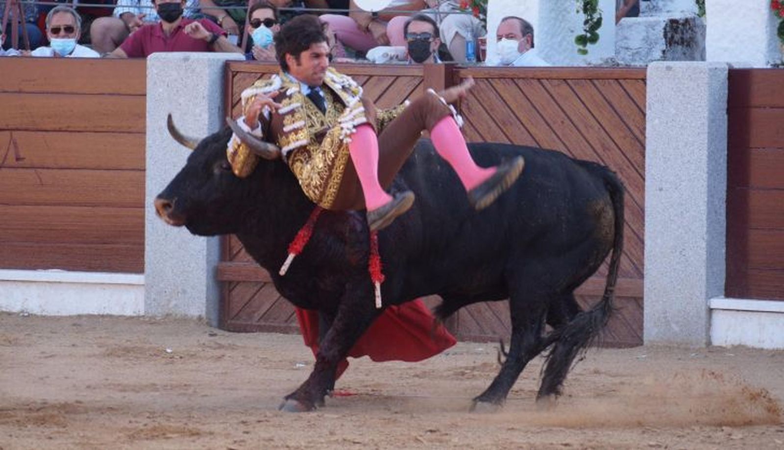 Cayetano, golpeado en la plaza de Guijuelo 