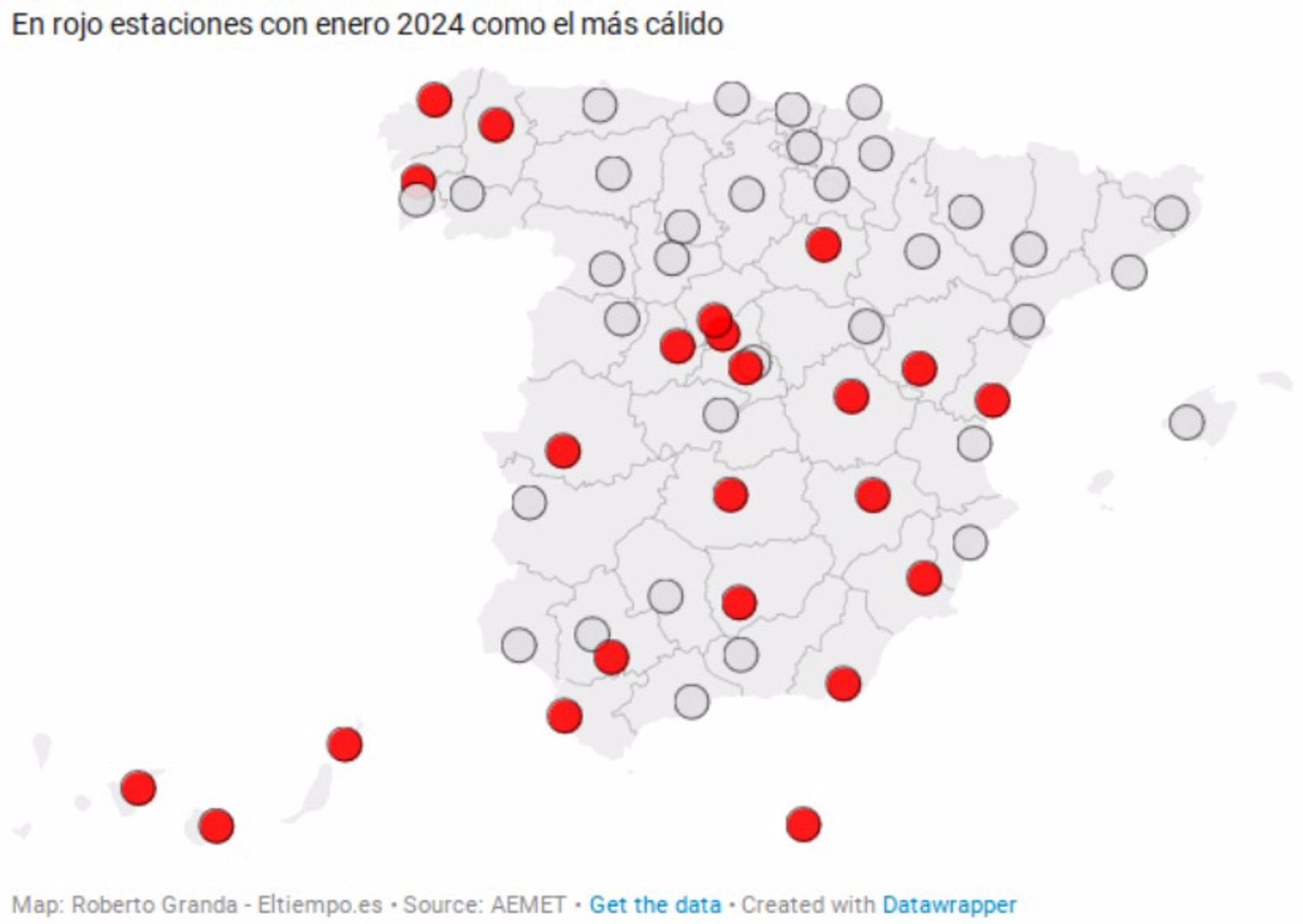 Enero 2024 ha sido el más cálido registrado en un 40% de España, según Eltiempo.Es   ELTIEMPO.ES